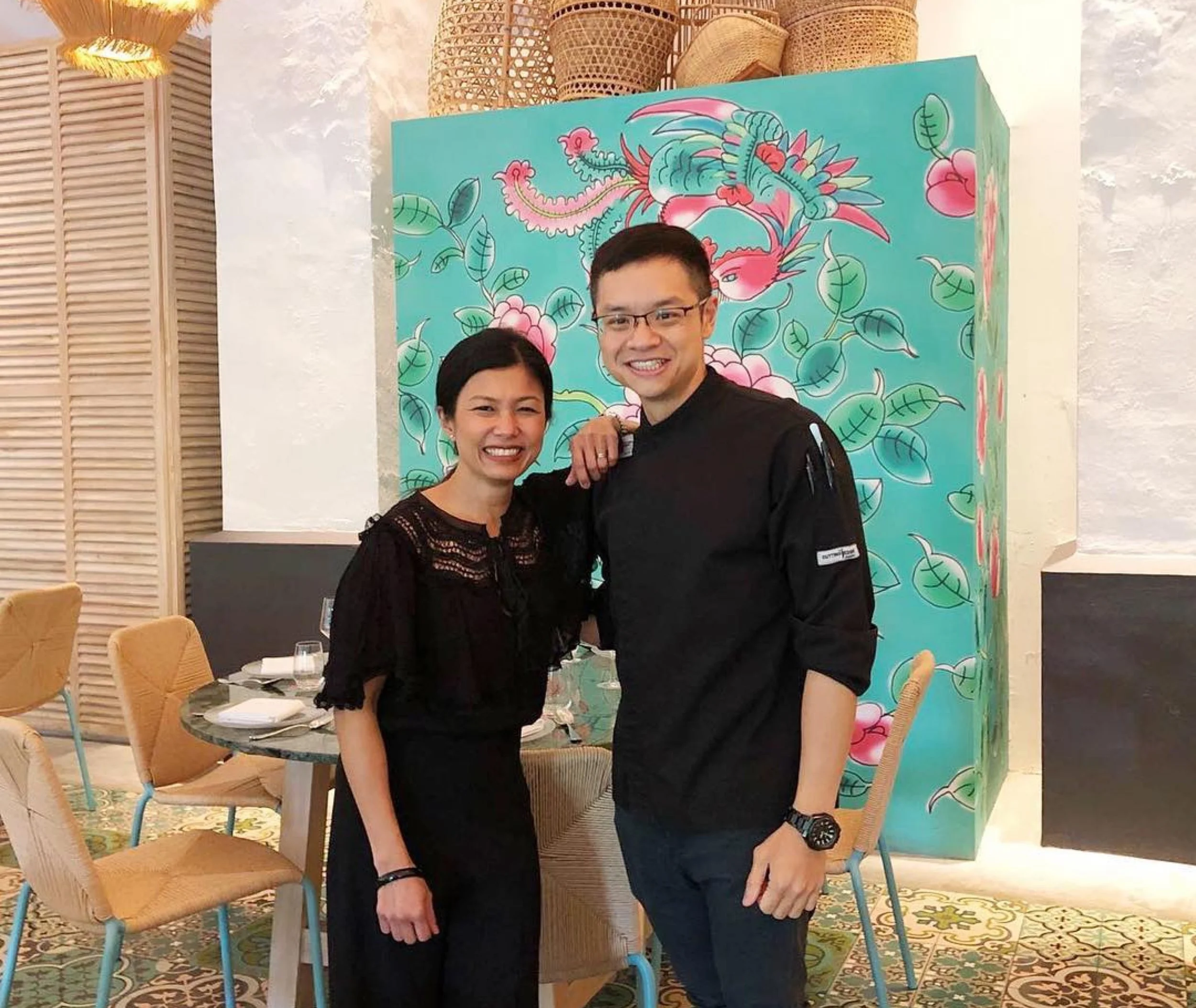 Chef Audra Morrice &amp; Chef Malcolm Lee at Candlenut