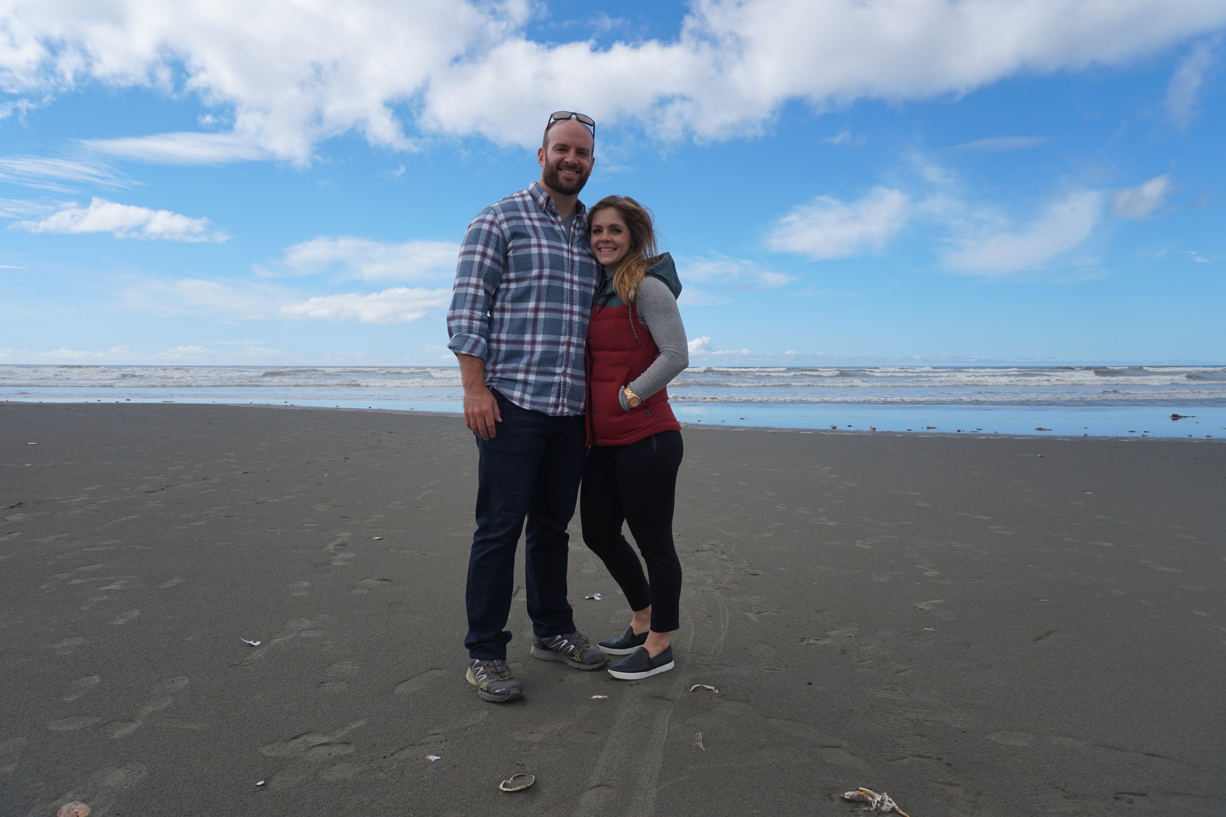 I'm just going to point out here that Steve's shoes are due to the fact that we are walking in sand and all he brought besides leather dress shoes were hiking boots and birks. Too cold for birds and there was no way I was going to let him ruin his dress shoes!