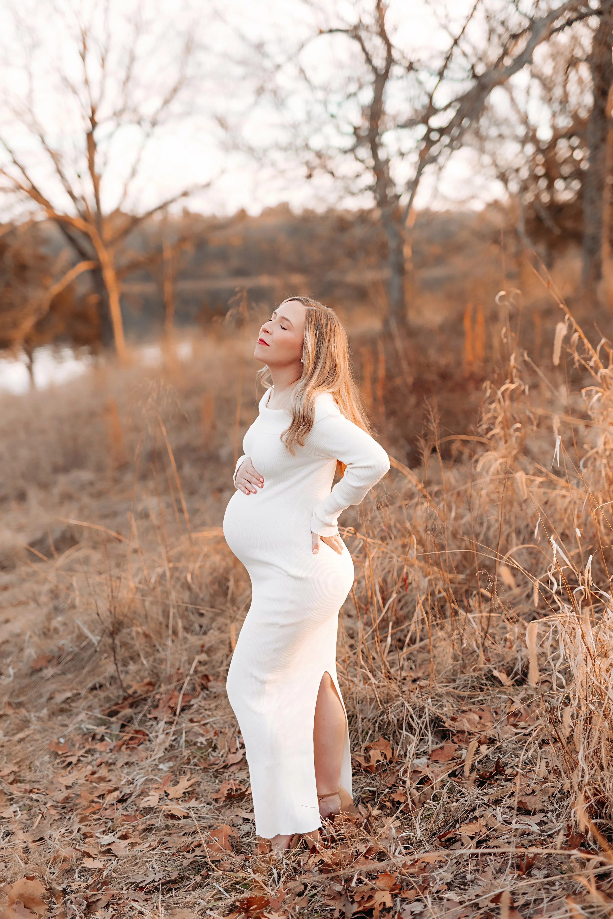 Quiet moments before baby