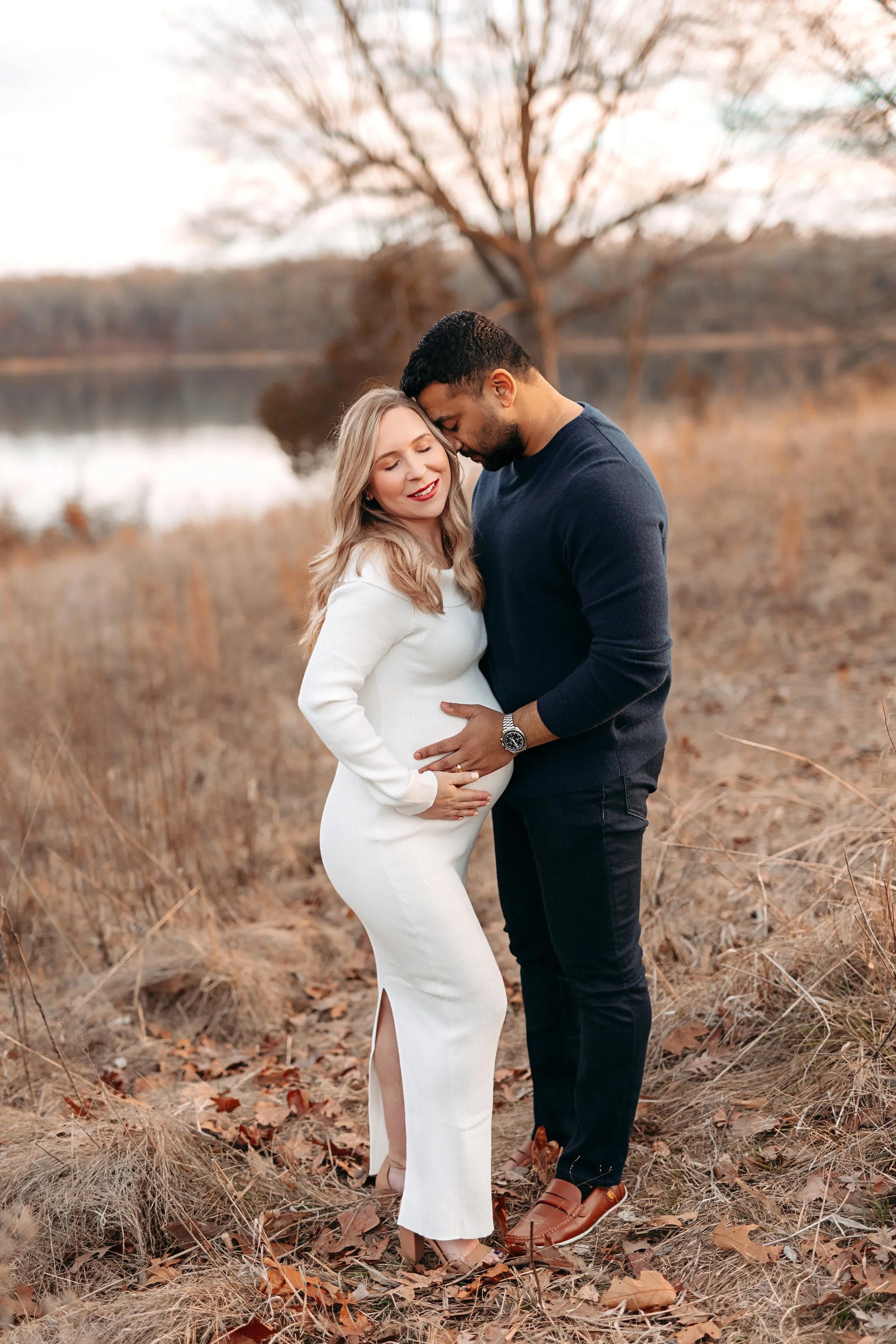 Fall Golden Maternity Session