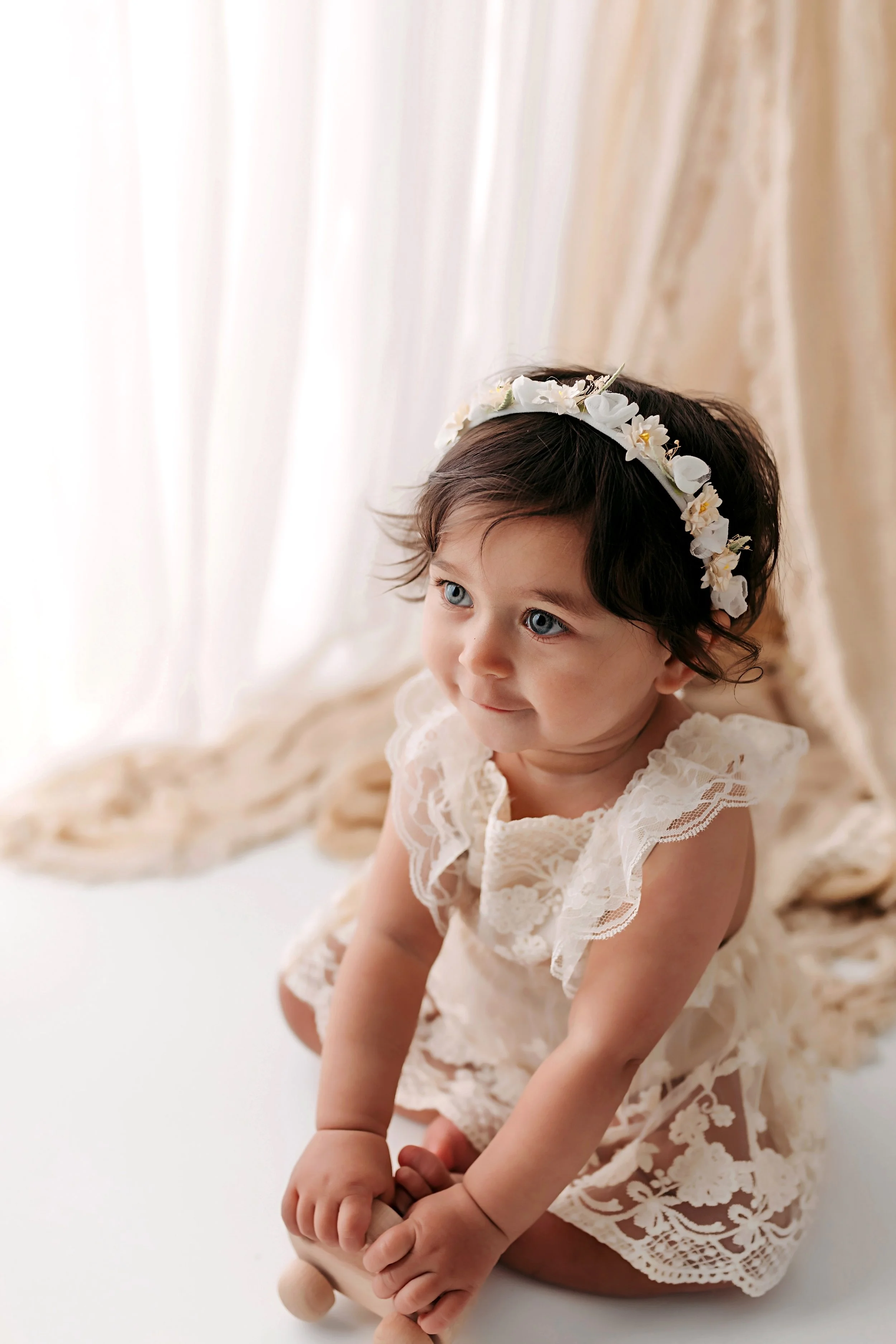 One girl milestone session