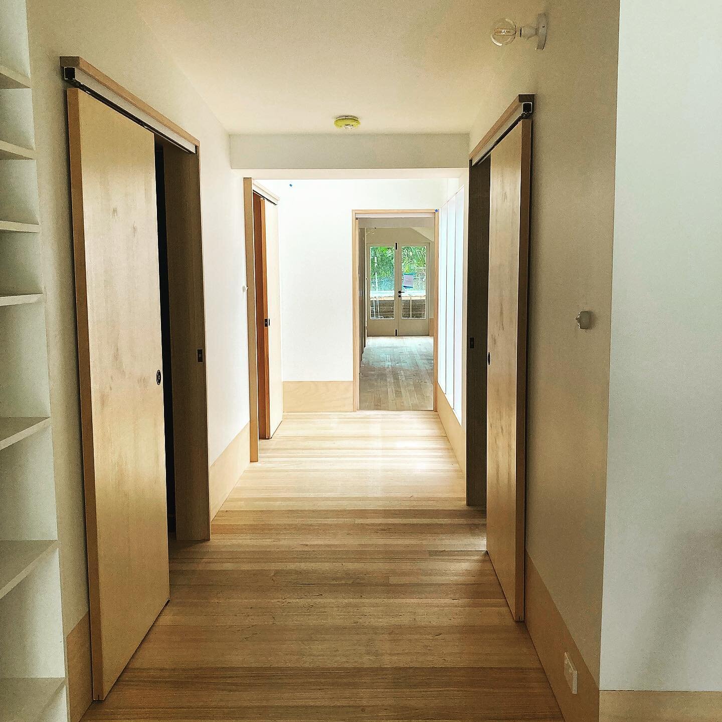 Central hallway at Dunellan. Close to the finish line now.
.
.
.
Architect: @zuzana_and_nicholas
.
.
.
#building #renovation #homedesign #brisbanebuilder #brisbanearchitecture #australianarchitecture #australiandesign #interiordesign #thelocalproject