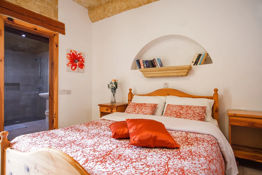 Master bedroom with ensuite bathroom