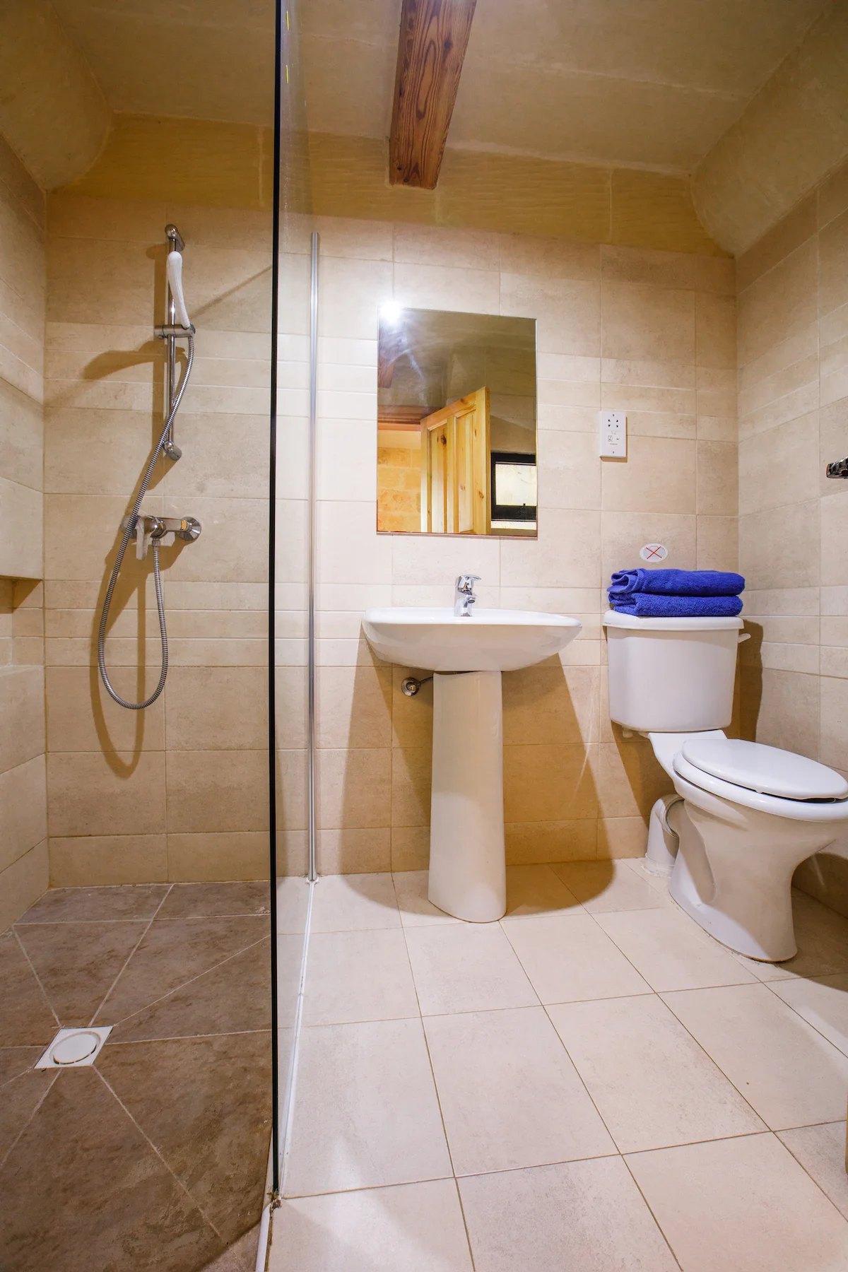 Ensuite walk-in shower
