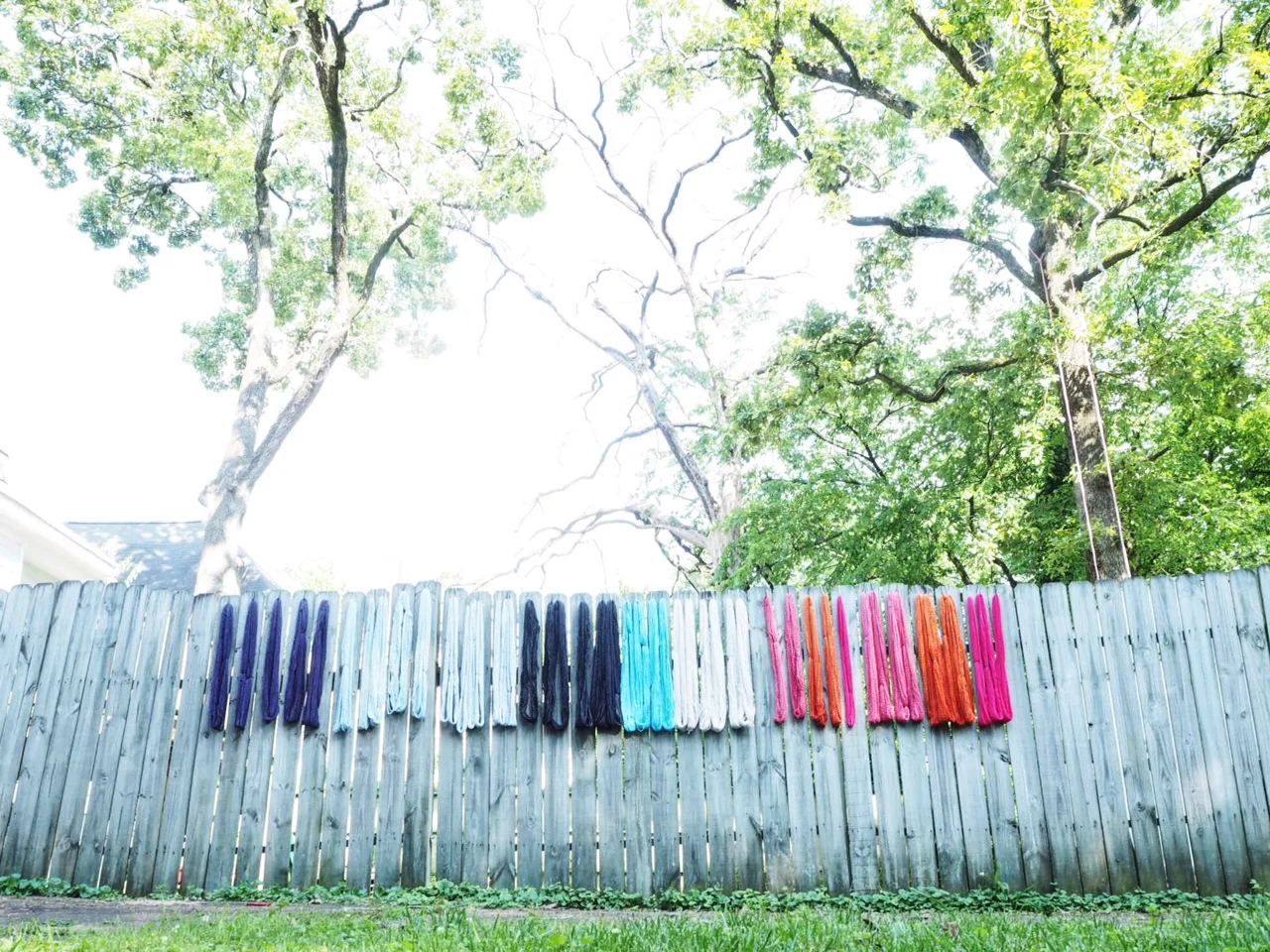 Yarn on the line
