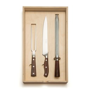 David Mellor rosewood carving set — Newtown House