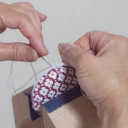 Each tape measure is hand sewn in Yuzen leather.