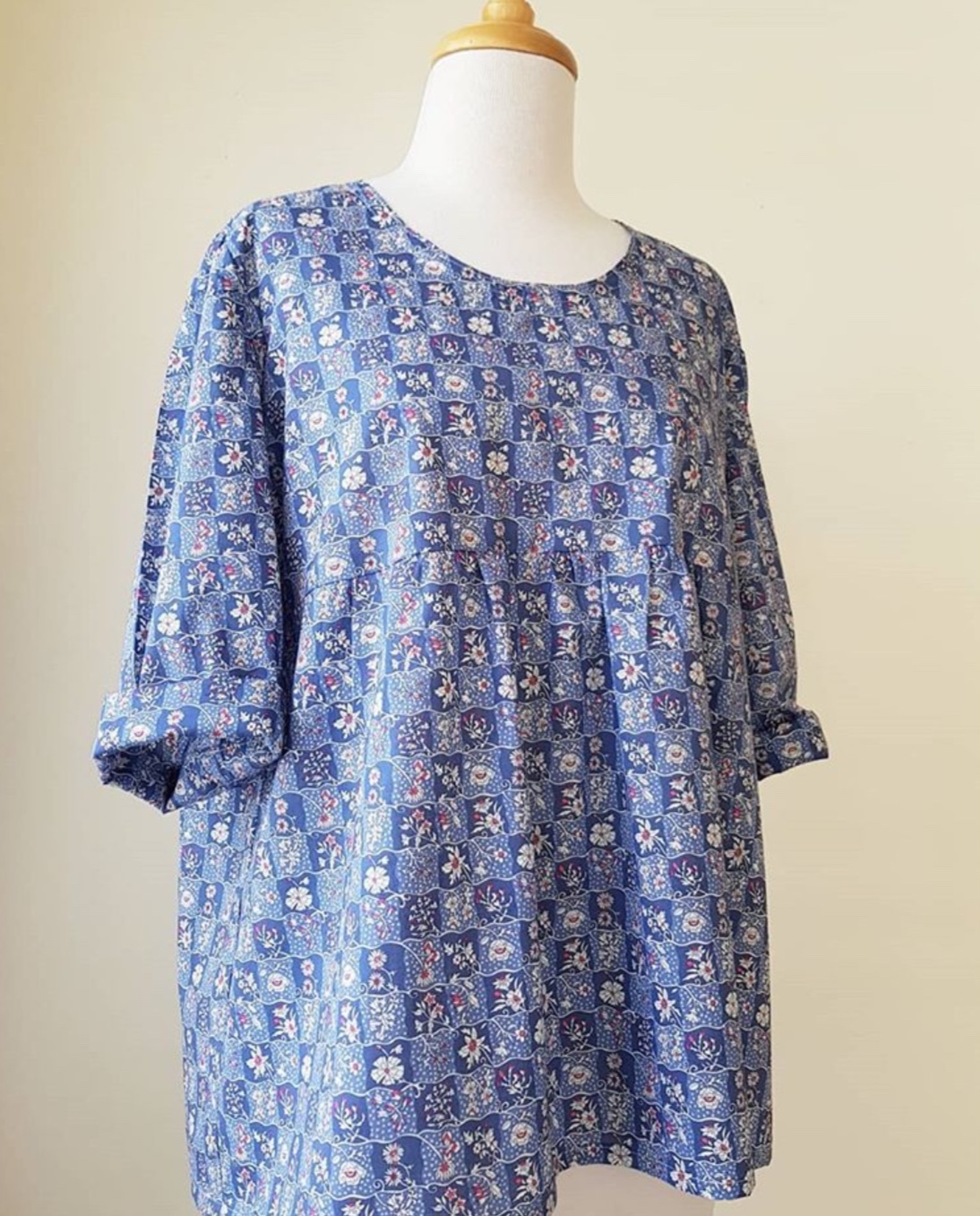 The Calendar Dress pattern makes a nifty shirt, too.