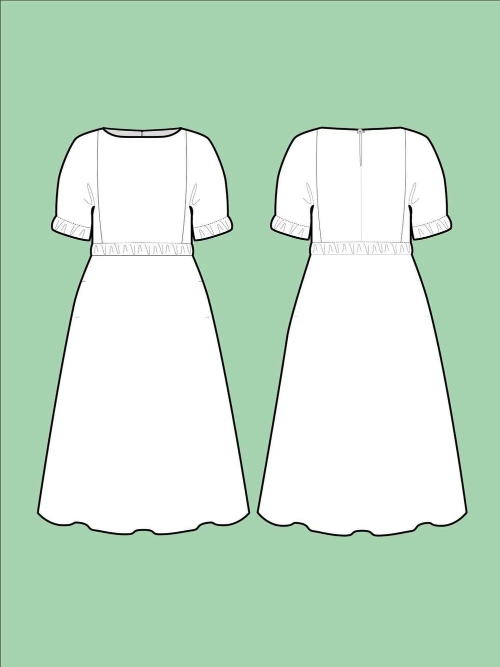 The Cuff Dress, an Assembly Line pattern  Newtown House
