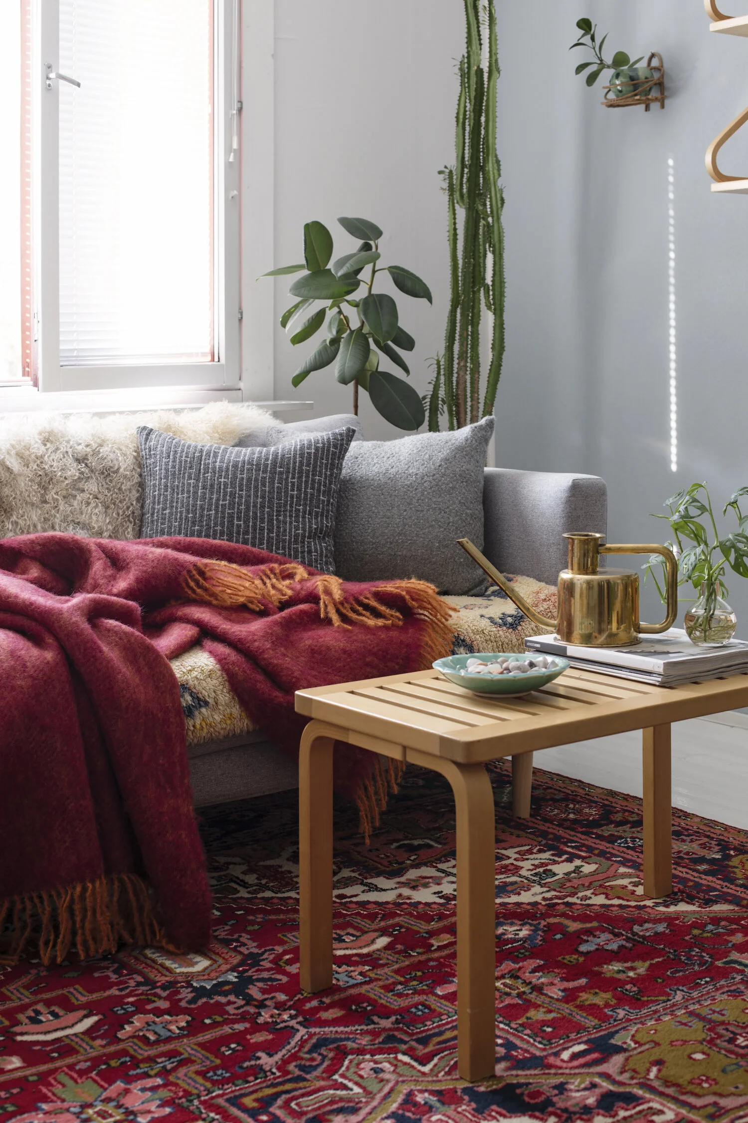 Lapuan Kankurit Revontuli mohair blanket — Newtown House