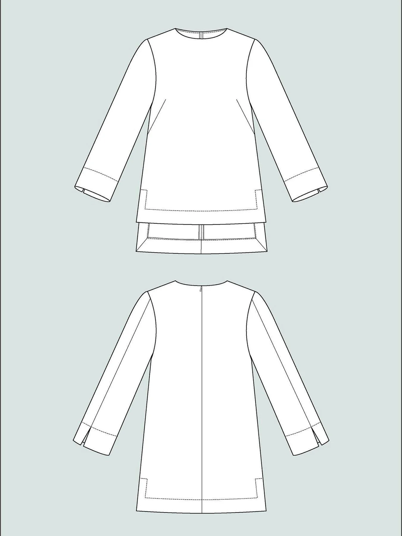 The Long Sleeve Tunic, an Assembly Line pattern — Newtown House