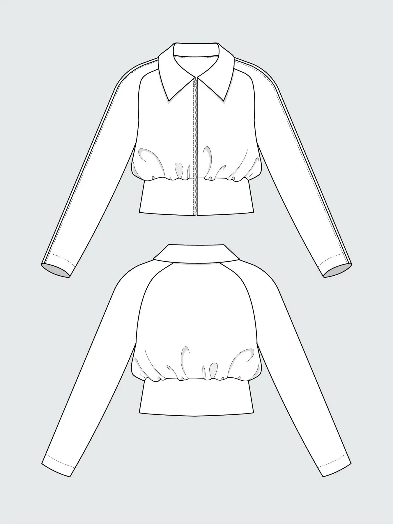 The Cropped Jacket, an Assembly Line pattern — Newtown House
