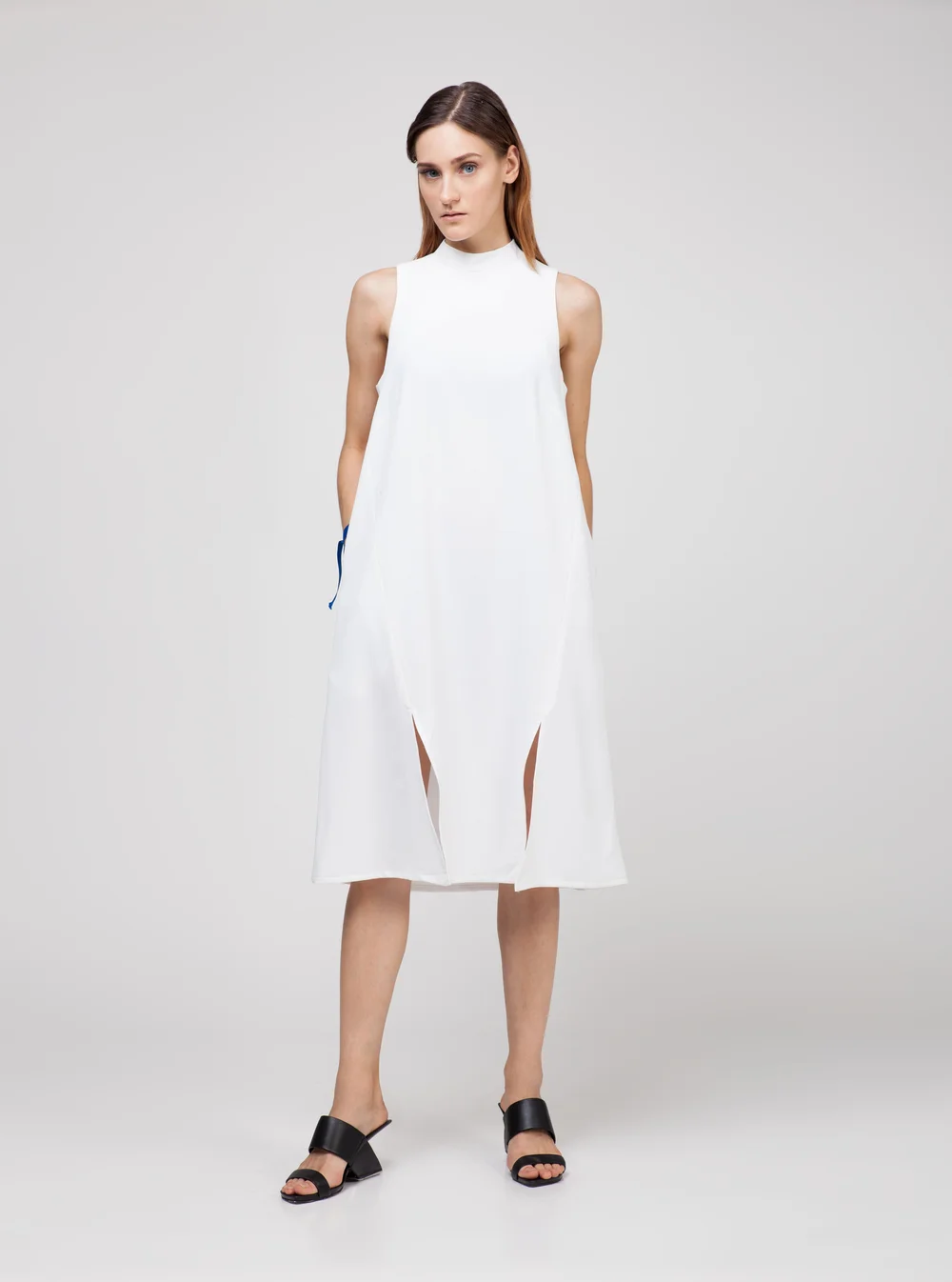 sachin and babi light blue dress Women's Sexy Double High Slit Sundresses Thigh Split Maxi Club Party  Dresses
