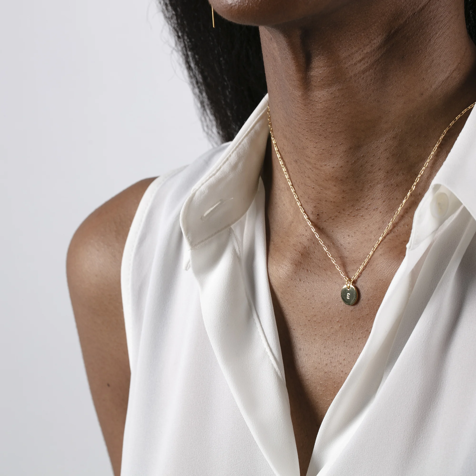 Gold Disk Necklace (Small) - Christian themed jewelry and gifts