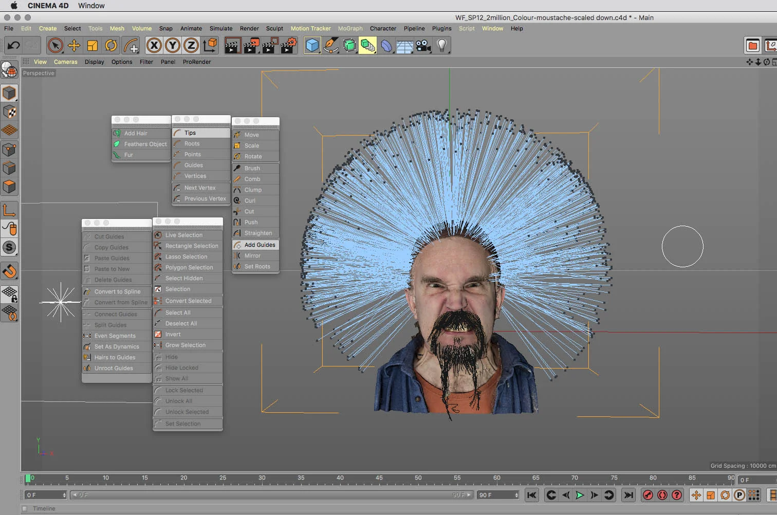 Hair design (work-in-progress)