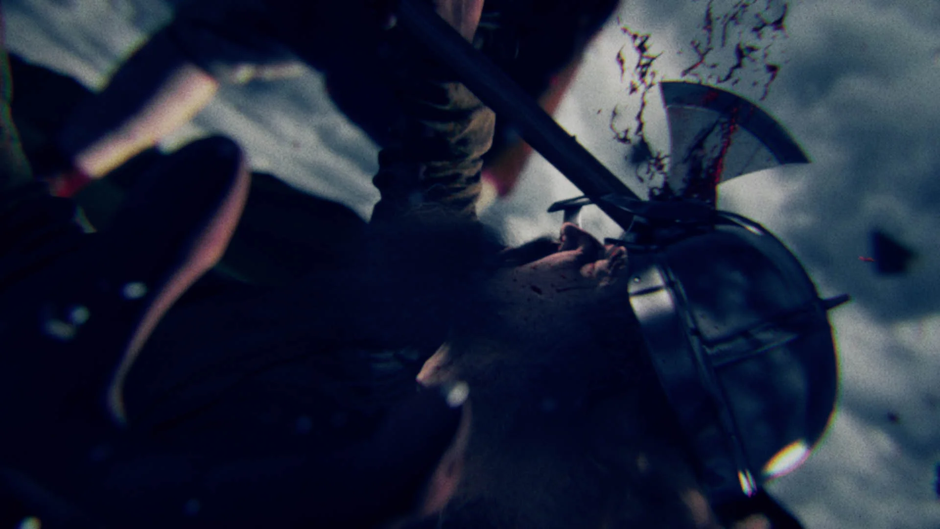 Final frame from Death of the Viking King scene