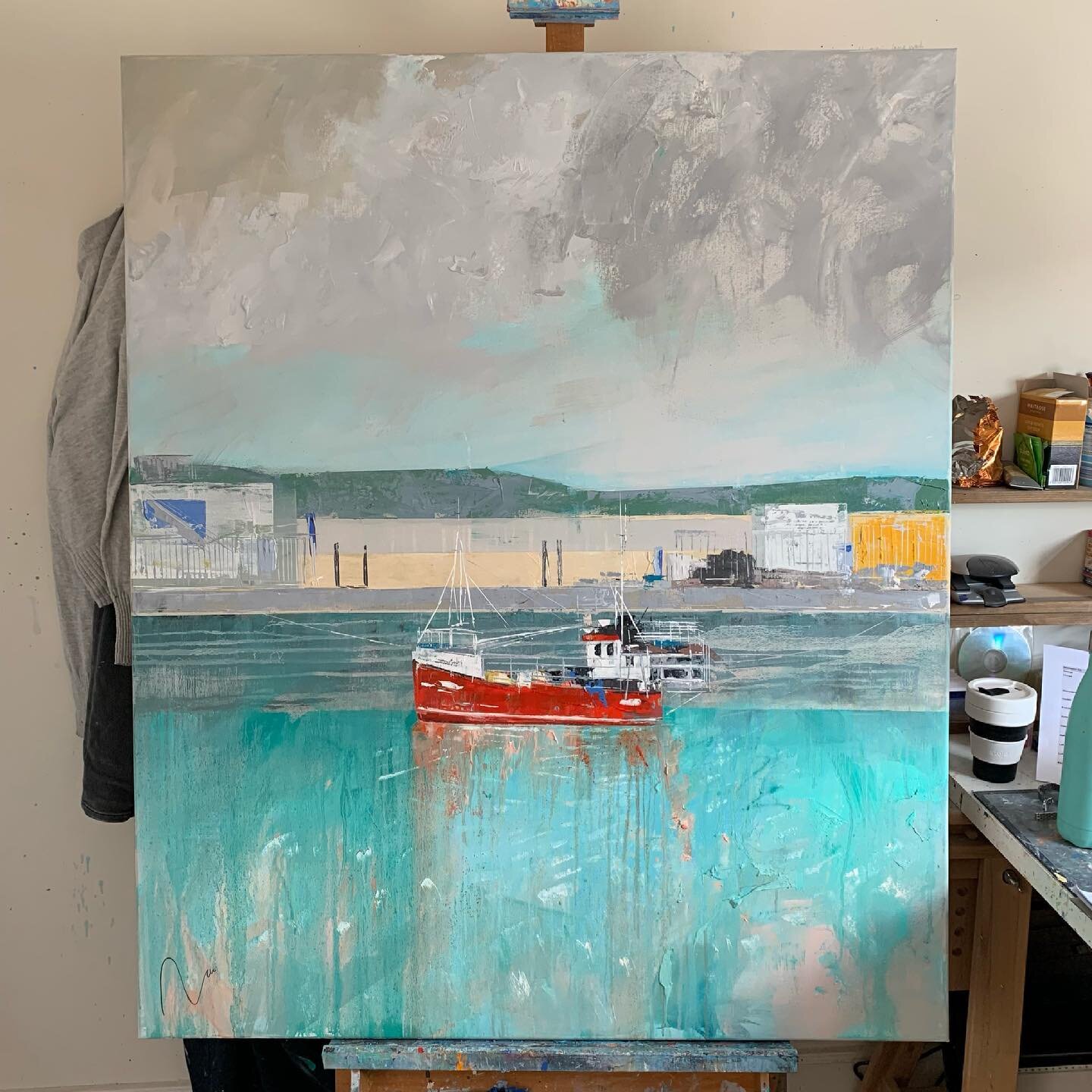 PADSTOW HARBOUR

Inspired by a glorious trip there last month

#naomcdowellart #cornwall #londonartist #oilpaint #oiloncanvas #cornwallcoast #colour #abstractpainting #devon #contemporaryart #landscapeart #landscapepainting #boats #instaart #instaart