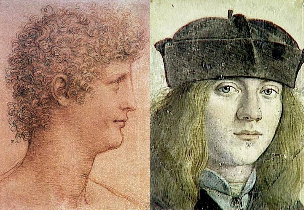 Left: Salai, Right: Francesco Melzi