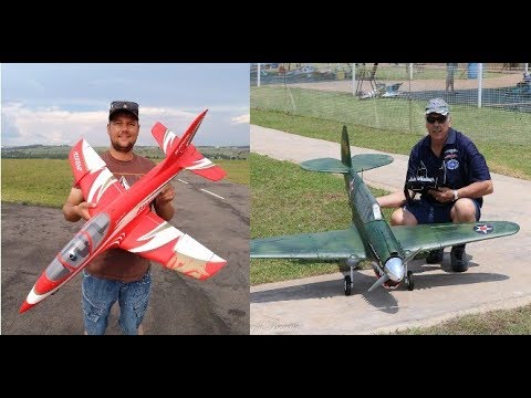 Stunning Foam Planes - Avanti and P40 at IRF Nov. 2017 (720HD)
