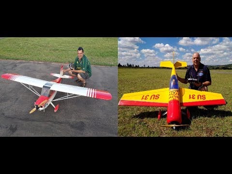 60cc DLE Citabria and Sukhoi SU-31 at IRF on 26 Nov. 2017 (720HD)
