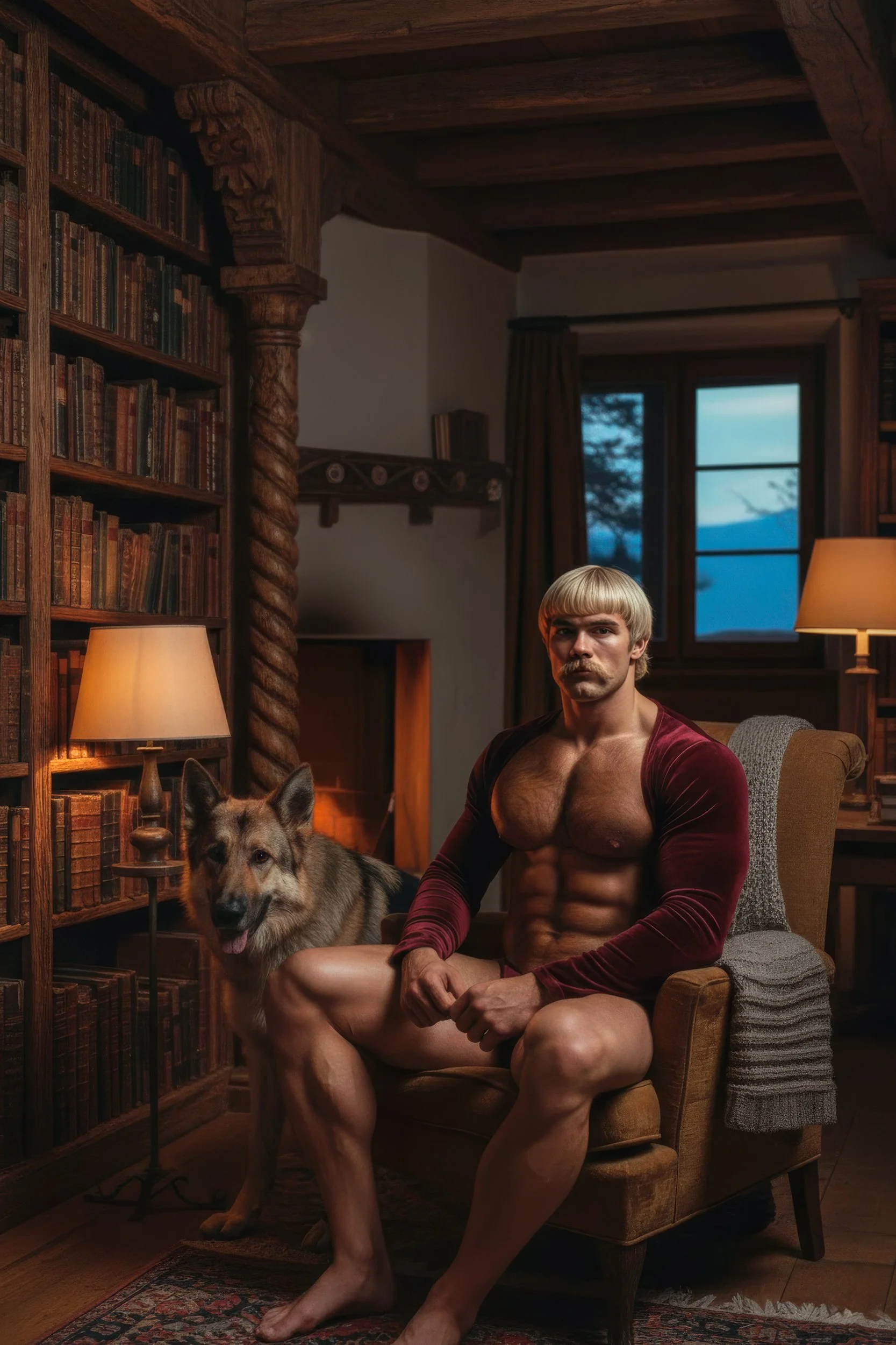 Burgundawn Cut-Out Sweater