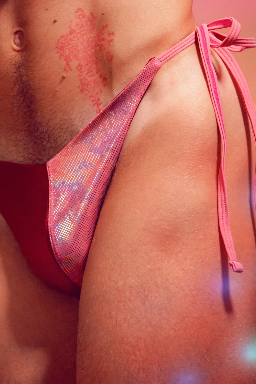 Mermora Coralline Tie-Side Thong