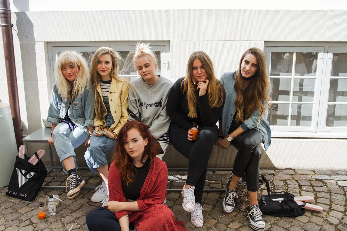 Me + the other lovely ladies designing their own capsule collections too on our lunch break!