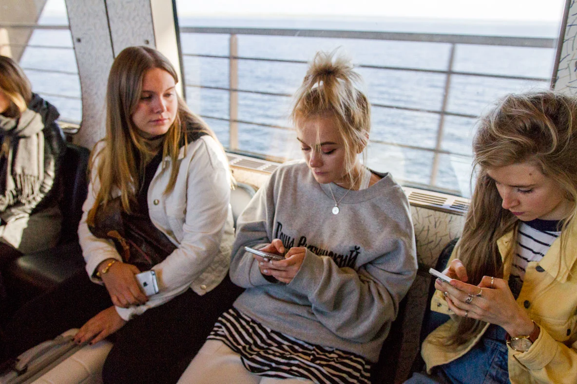 When bloggers use public transport. Uhu.