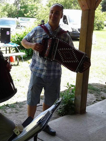 Marco and his Organetto.