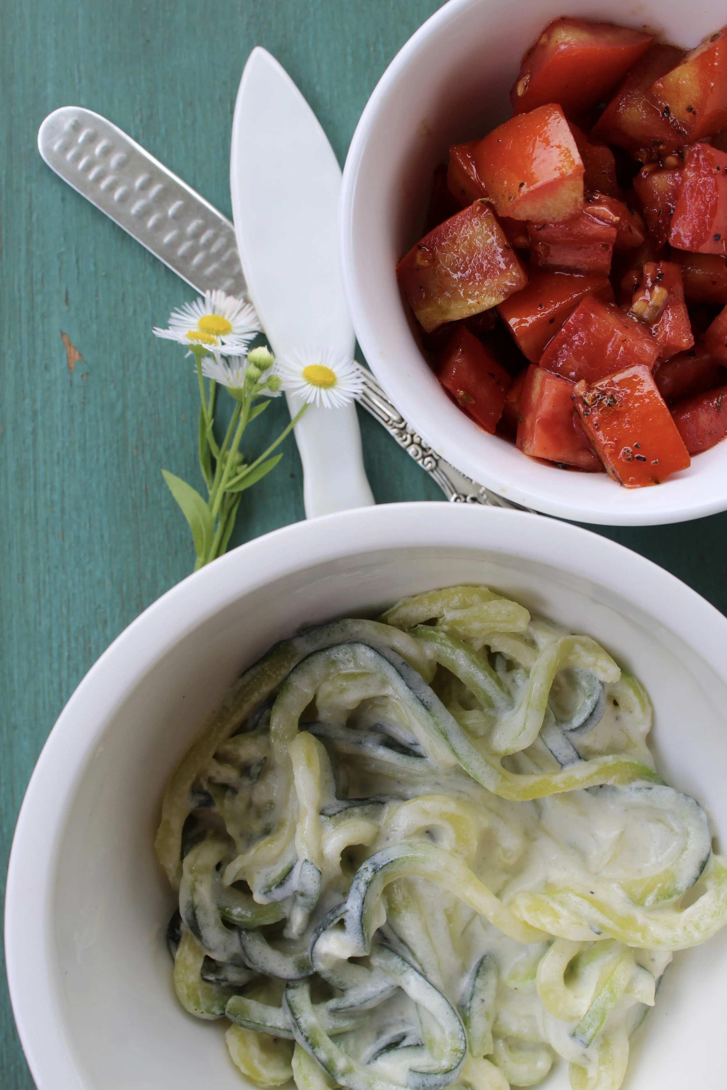 Zucchini Alfredo — Thames River Melons