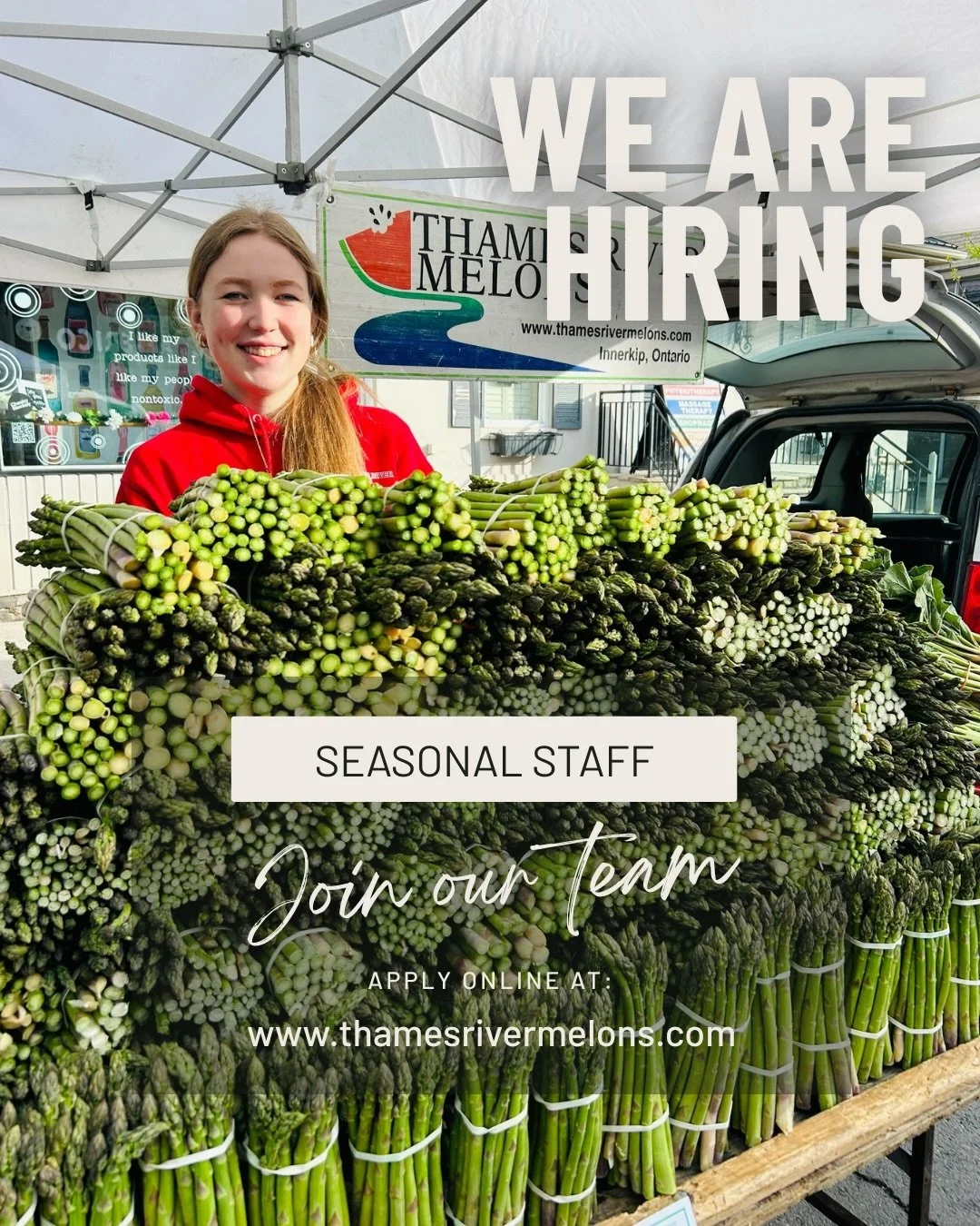It&rsquo;s that time of year again! We&rsquo;re hiring for the 2026 season. In addition to our seasonal staff members, we also have a variety of operational roles we are looking to fill.

🍉 The deadline for operational roles is Wednesday March 4th. 