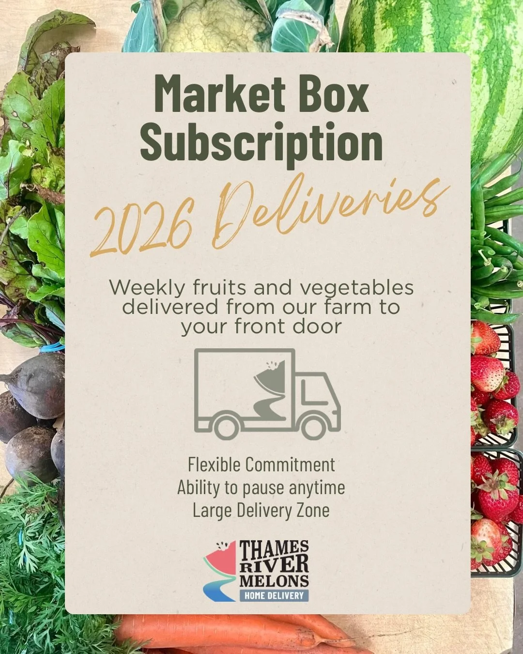 Bring the Farmer&rsquo;s Market to you with a Market Box subscription. Here&rsquo;s everything you need to know👇

🍓Receive a variety of fresh, seasonal produce every week (no pick-up locations or hidden delivery fees).
🥕 Every box filled with prod