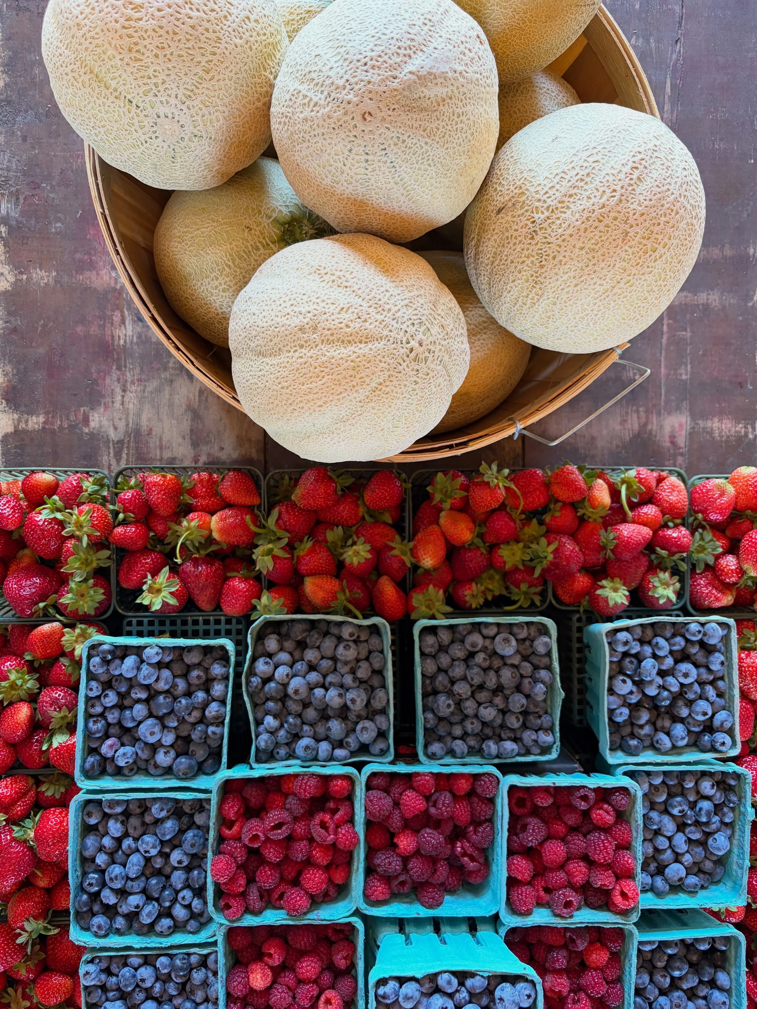 Simply the best time of the year 🍓🍉🫐🍈 Come visit us at the farm or find us at your favourite market location. What fruit will you be adding to your long weekend menu?