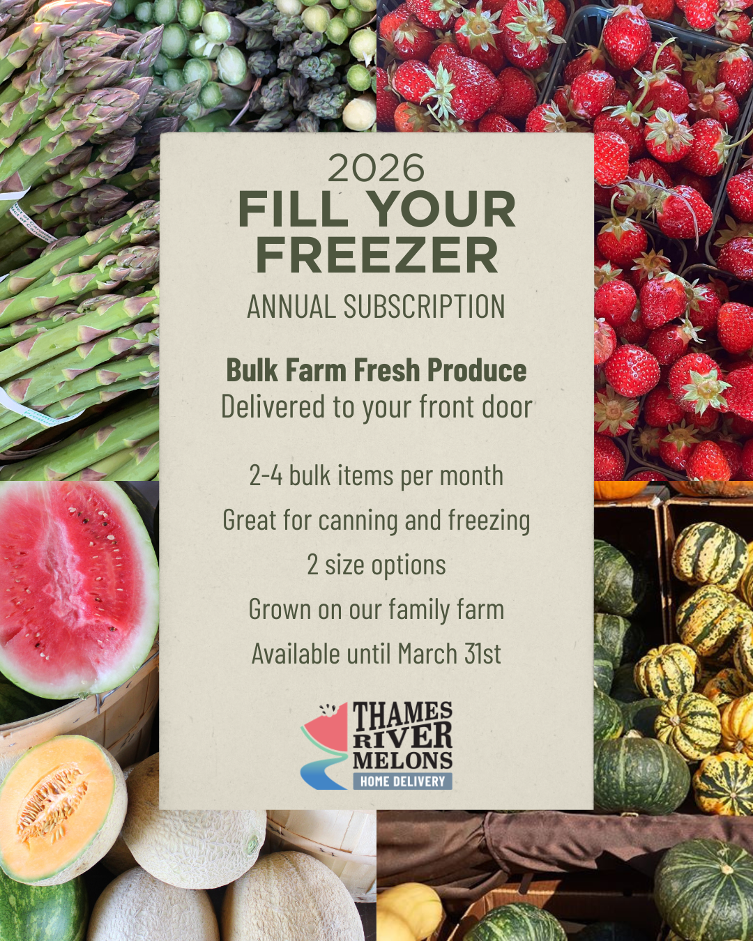 2026 Fill Your Freezer Subscription