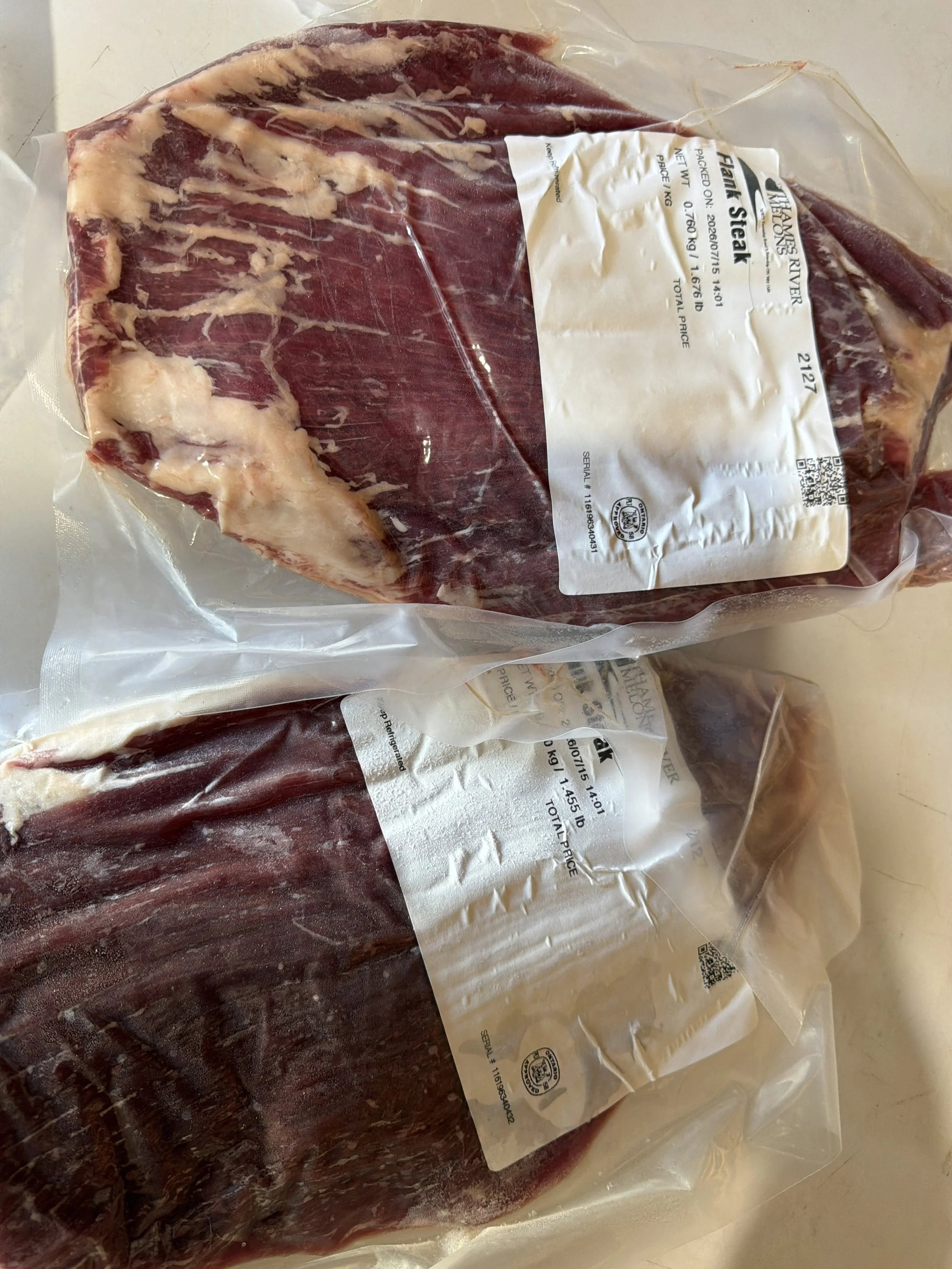 Black Angus Flank Steak: Week 14