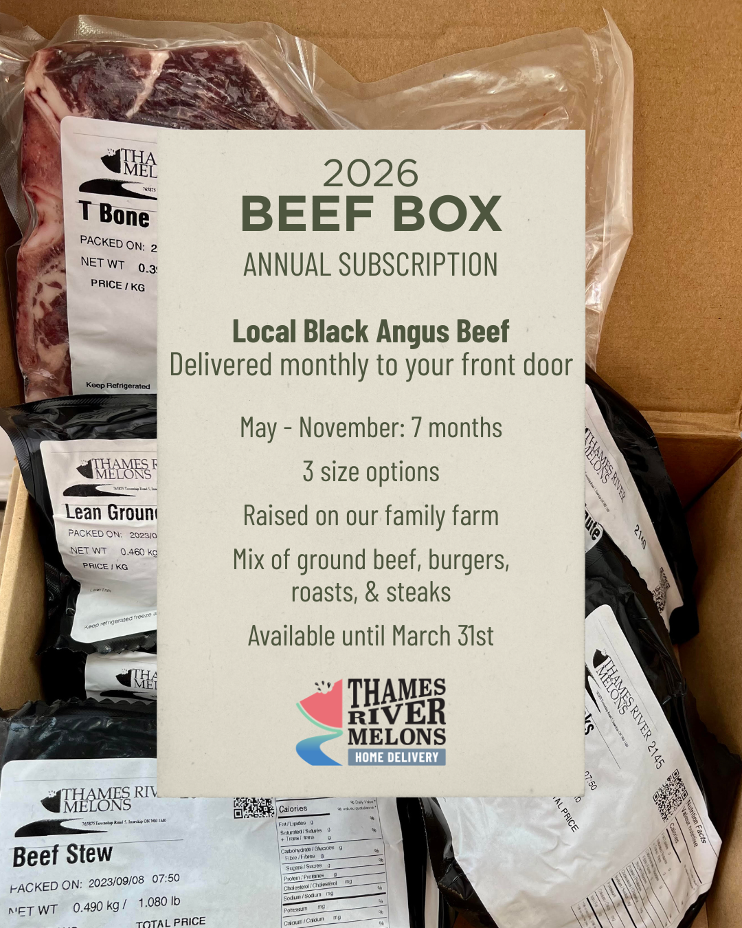 2026 Annual Beef Subscription