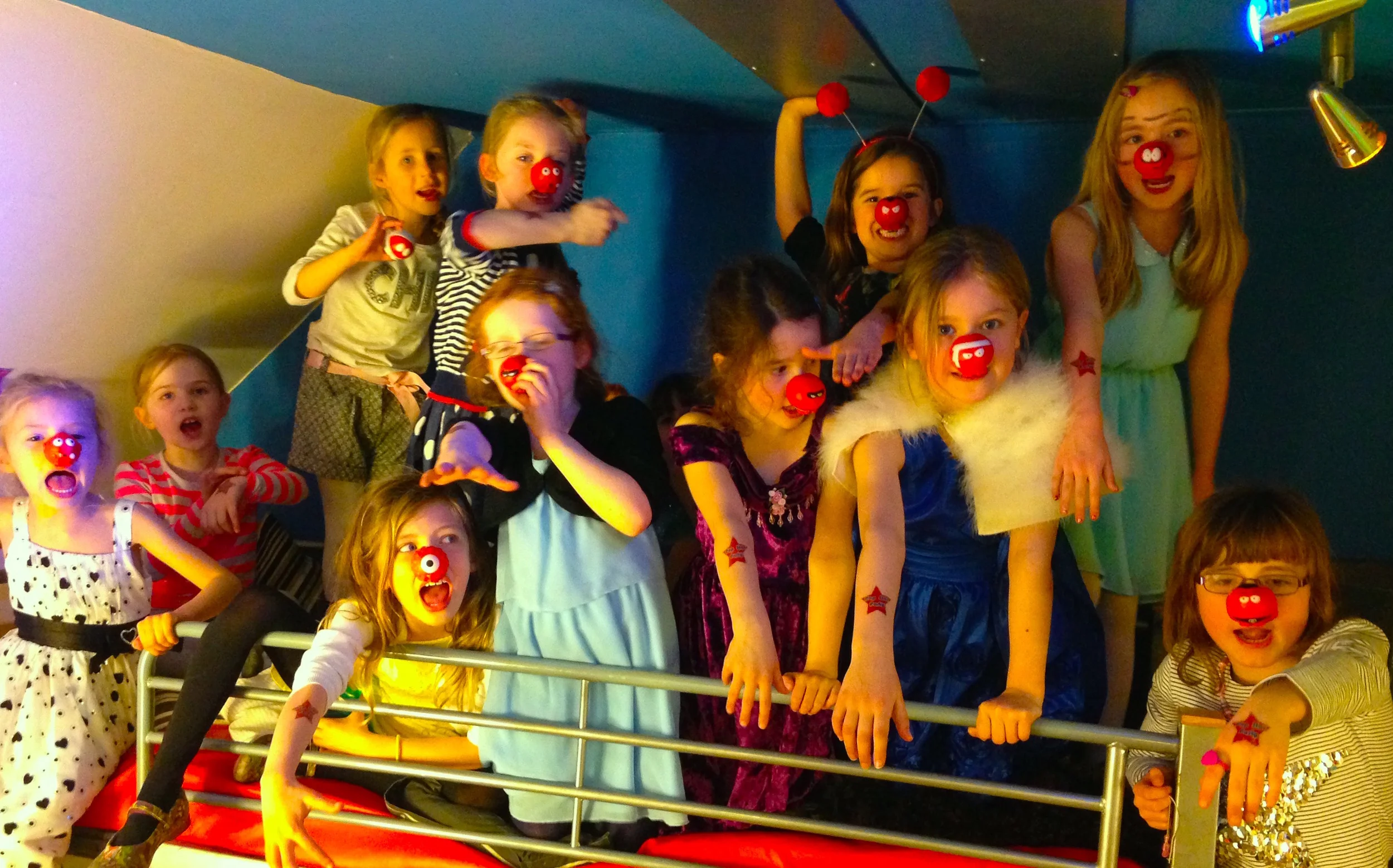 Red Nose Day at Pop Star Party