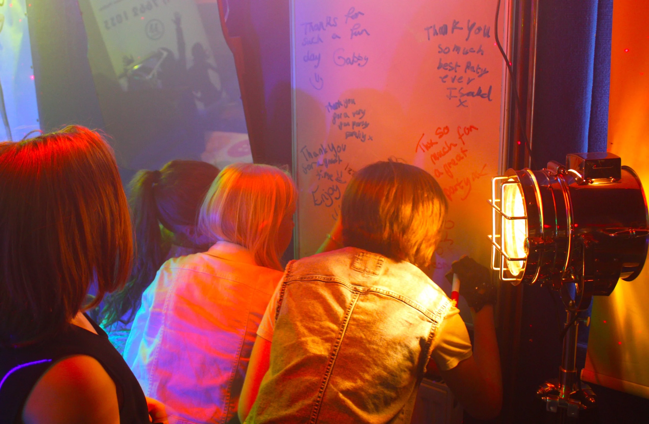 Graffiti at Pop Star Party