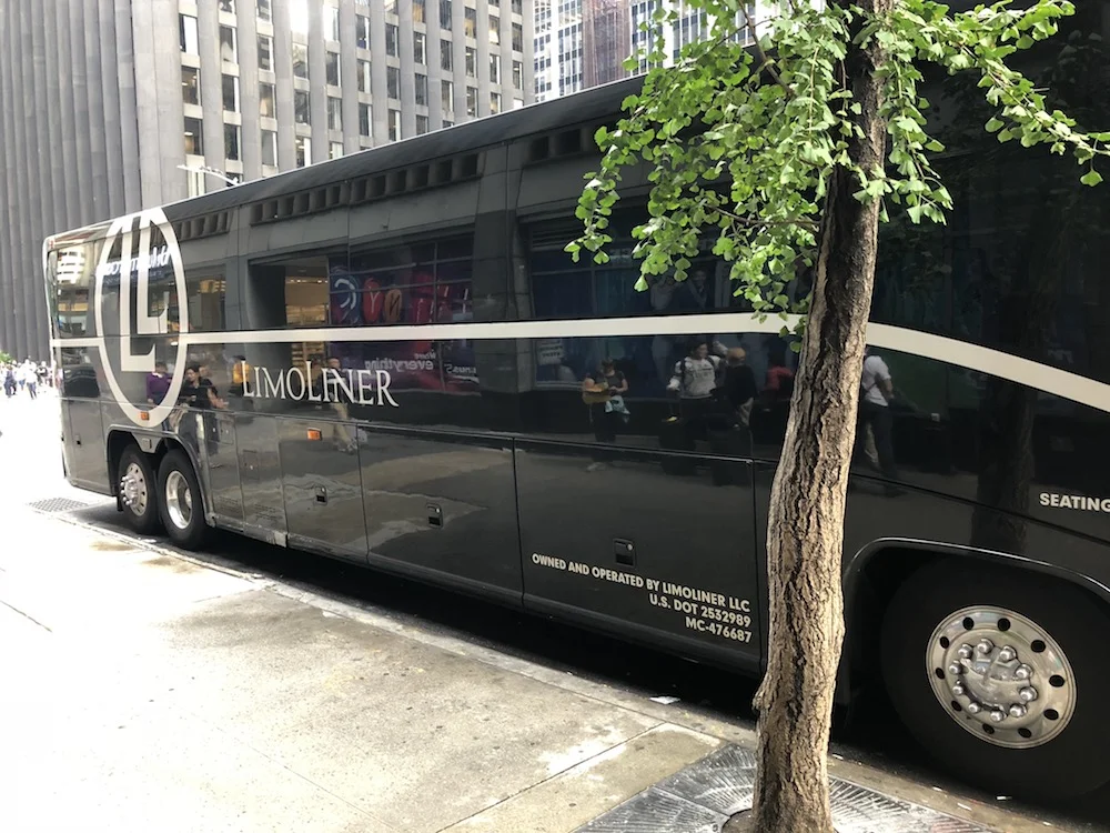 Big Black Bus - travelling in style