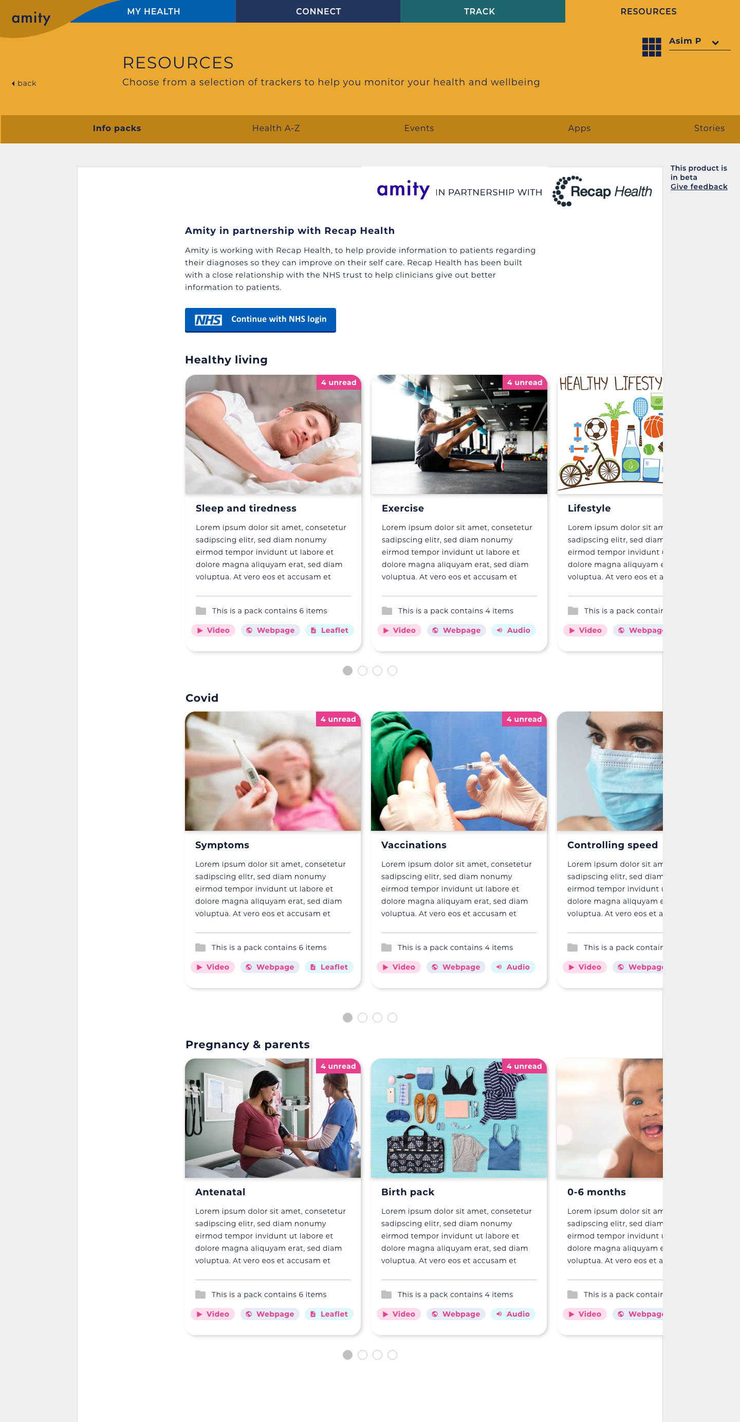 Amity desktop Recap NHS login – 1.png