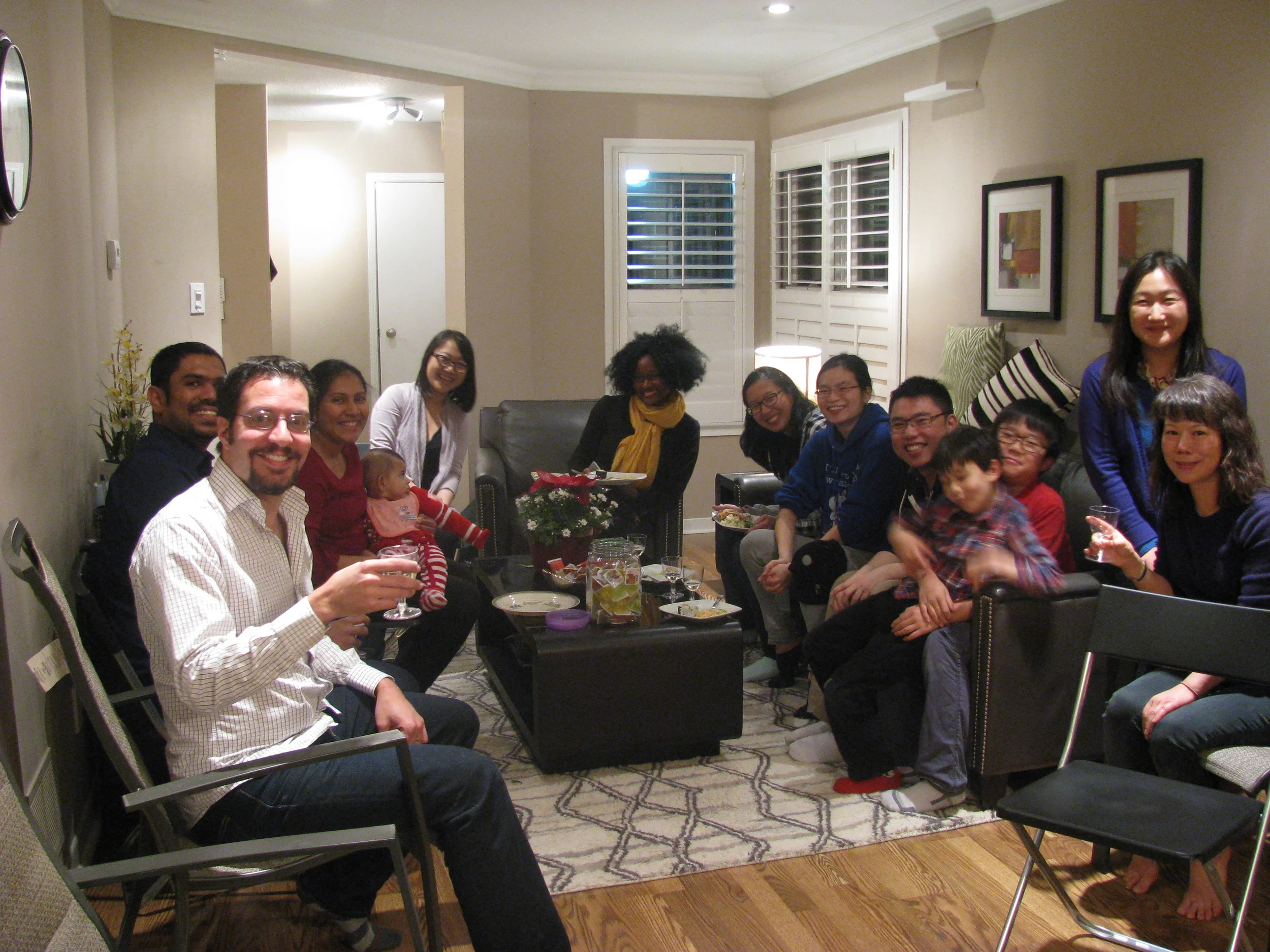 Holiday celebration at Hui's.