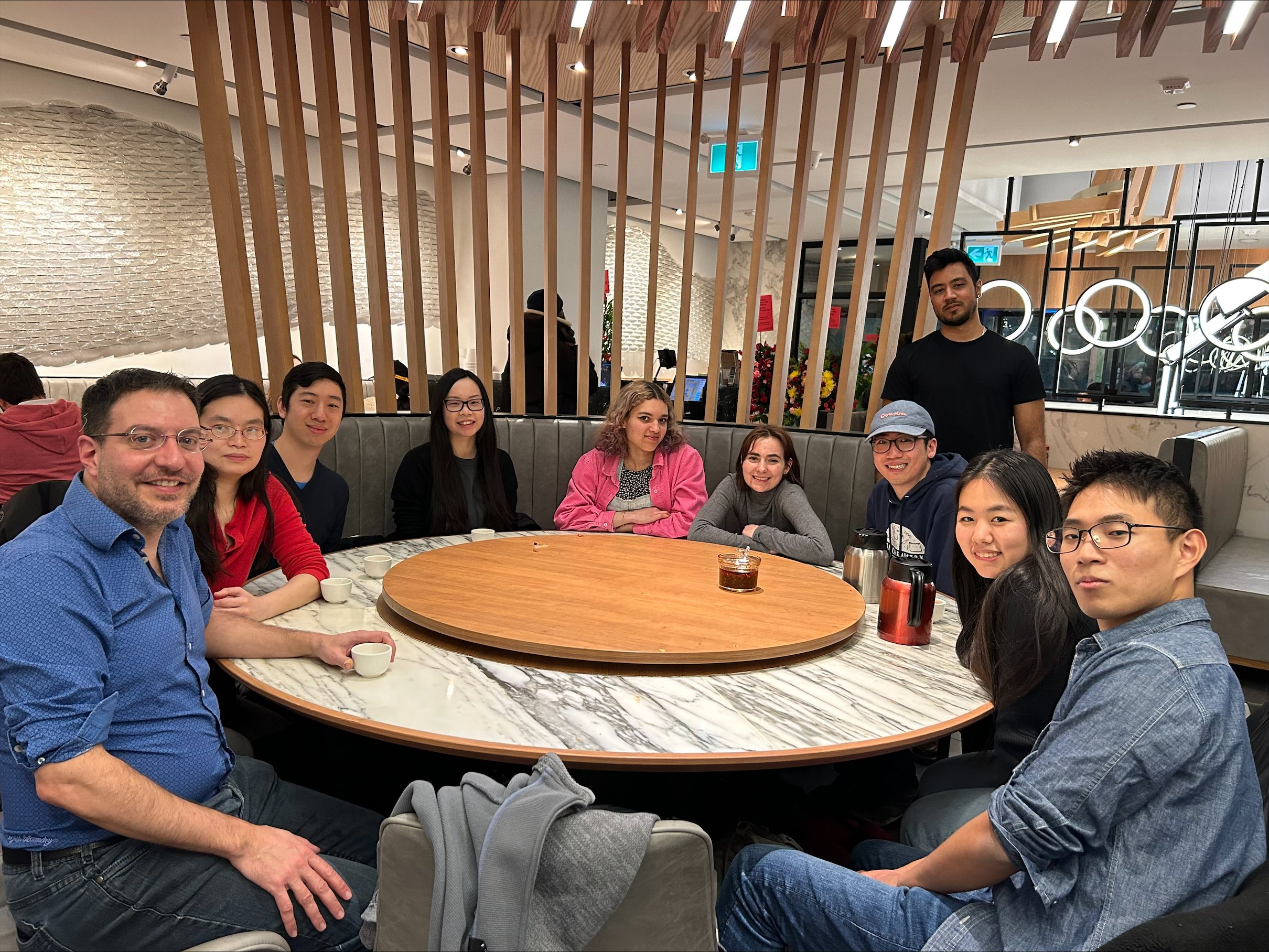 Eliza's going away celebration at Congee Queen.