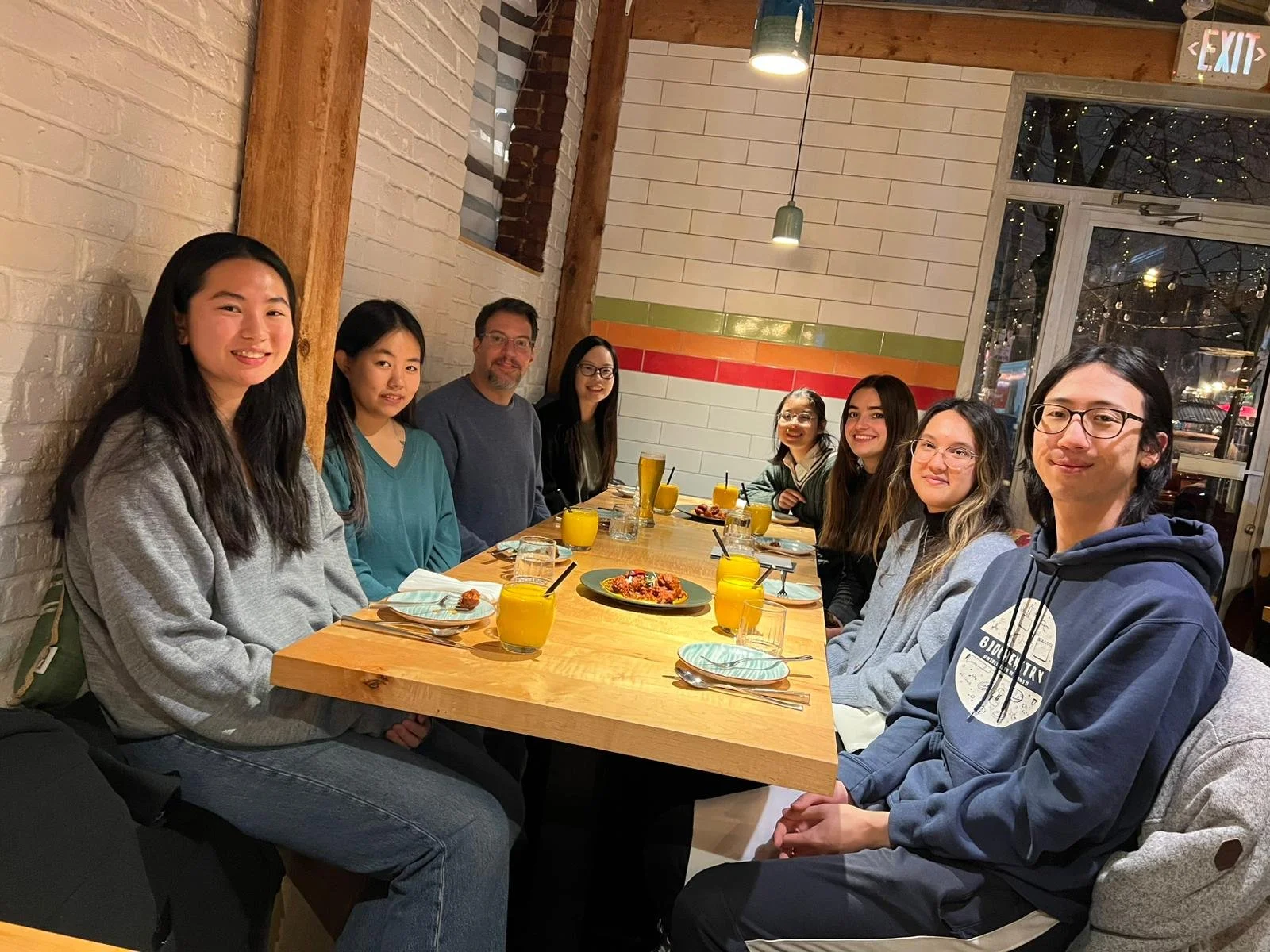 Holiday Dinner and Emilie Farewell Party at The Cottage Cheese