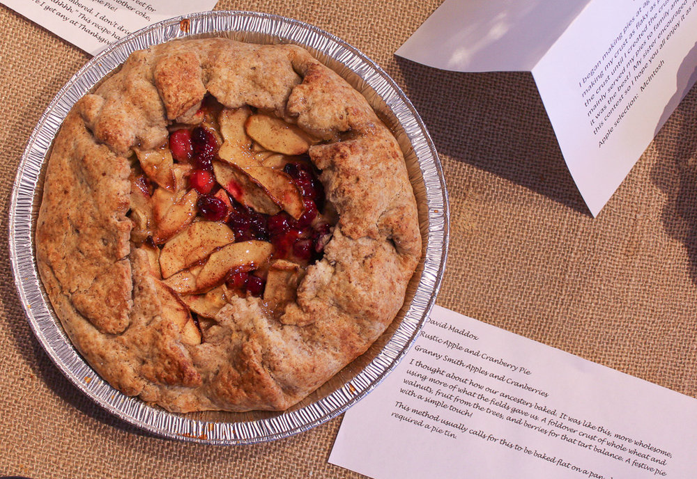 Rustic Apple and Cranberry Pie