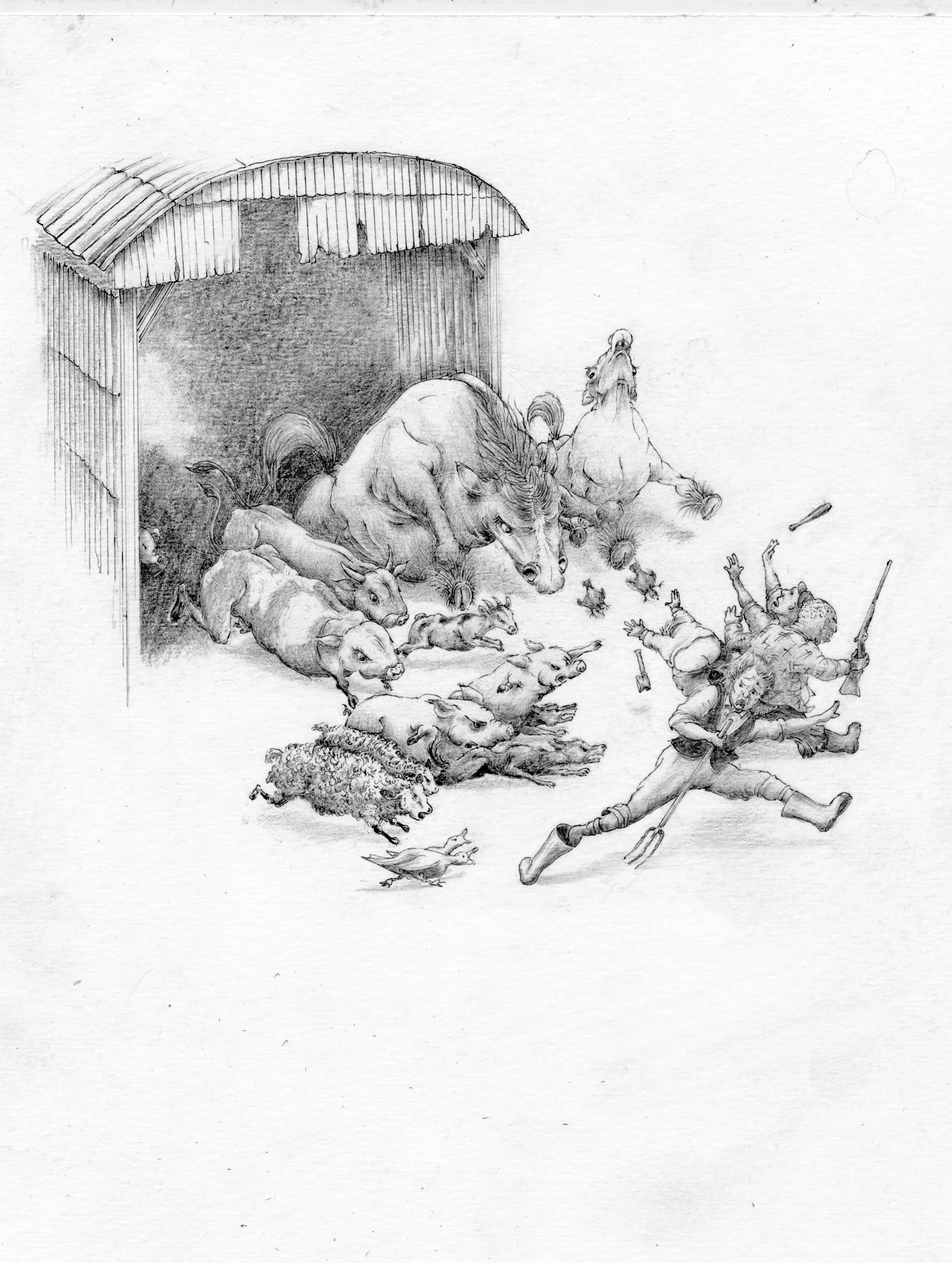 Animal Farm 'Cowshed Battle'.jpeg