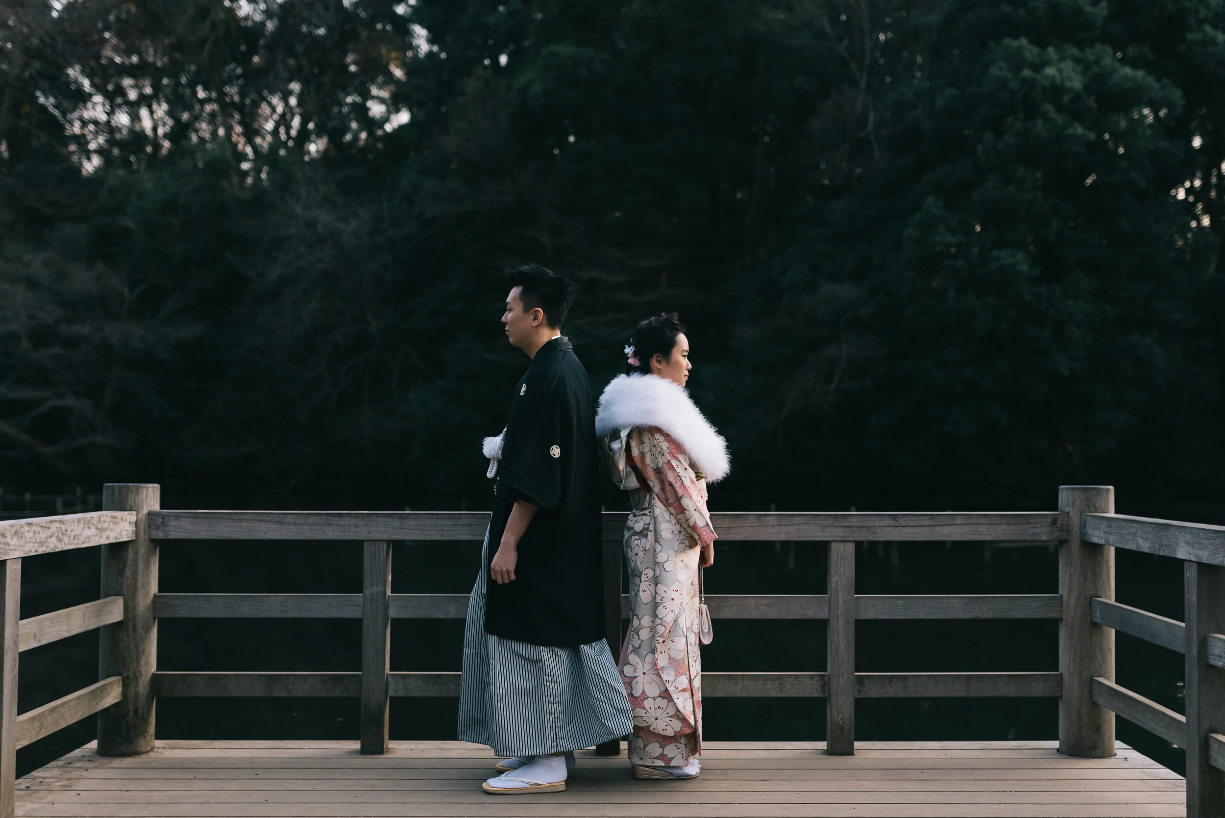 This photo is a memorable one. The duo later shared that this was the spot where they did a 'rehearsal' for the back-to-back pose; to ensure Koon had ample time to take out the well hidden ring in his Kimono before I turn around. And no, I did not suspect anything and was just heeding Julian's instruction. 