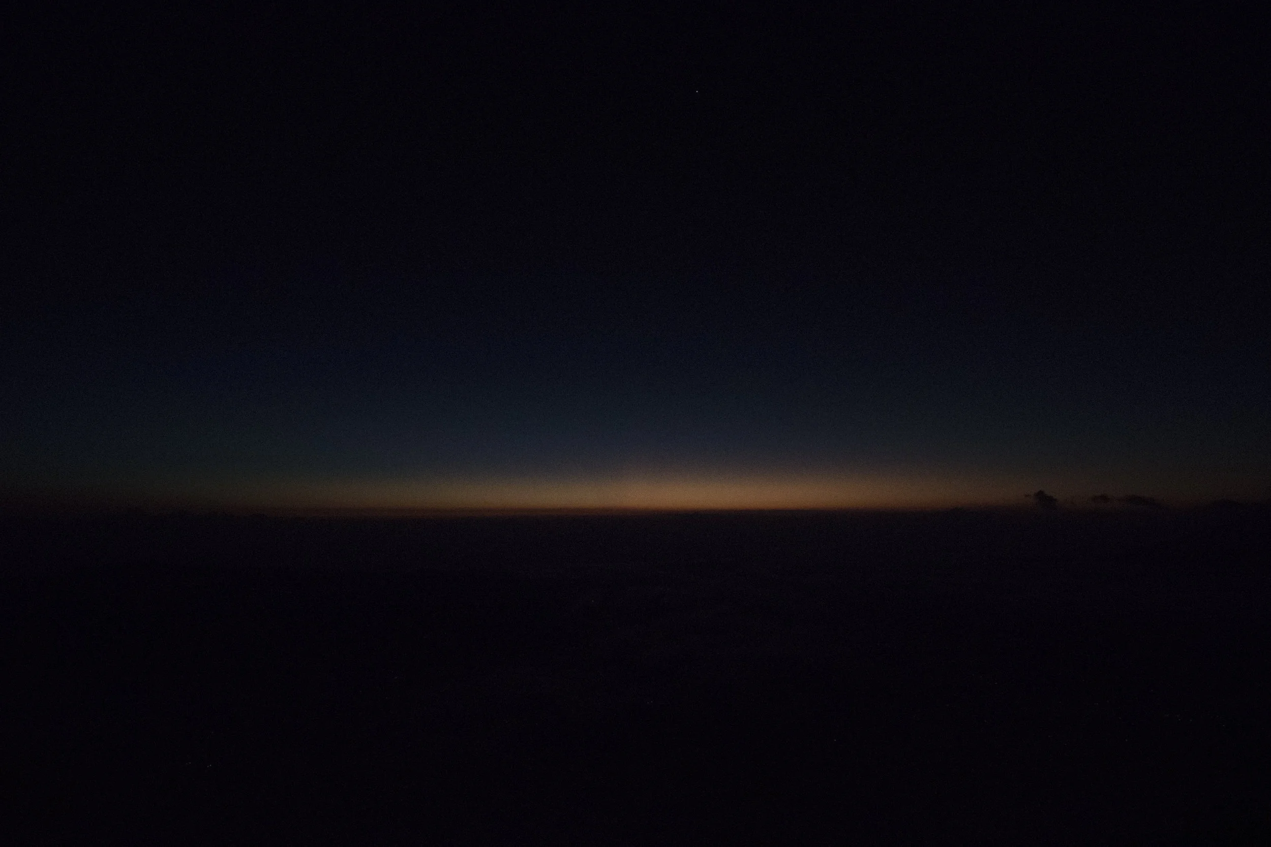 The view at approximately 5am while we were still on our way up to the summit. 