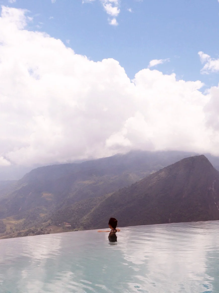 Infinity Pool at Topas Ecolodge