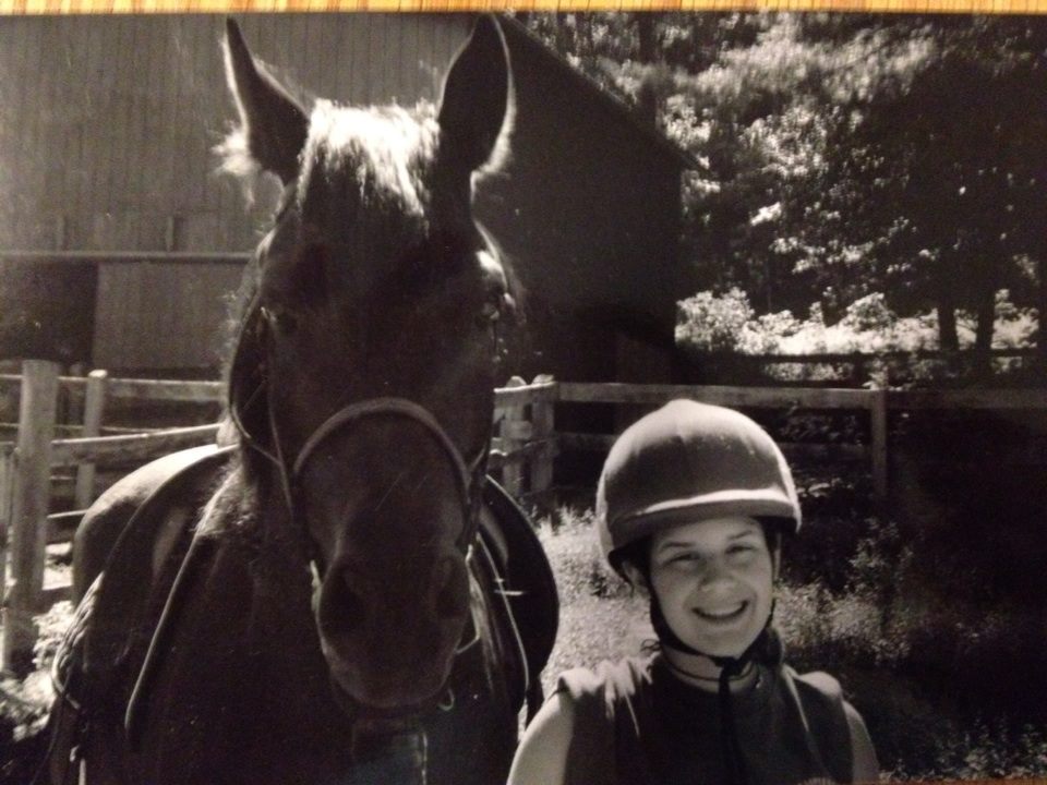Jackie and Brownie in 2004