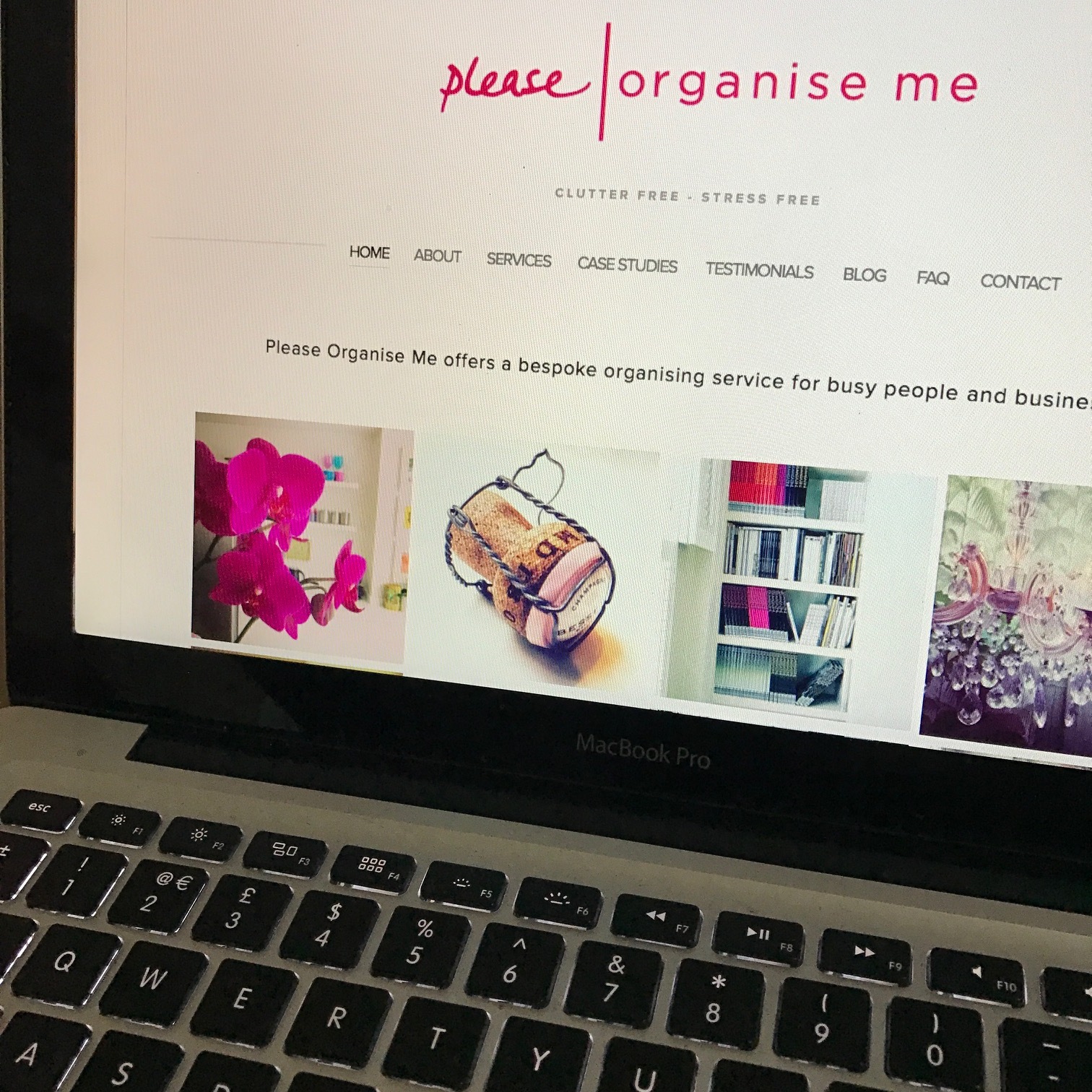 New website - Please Organise Me